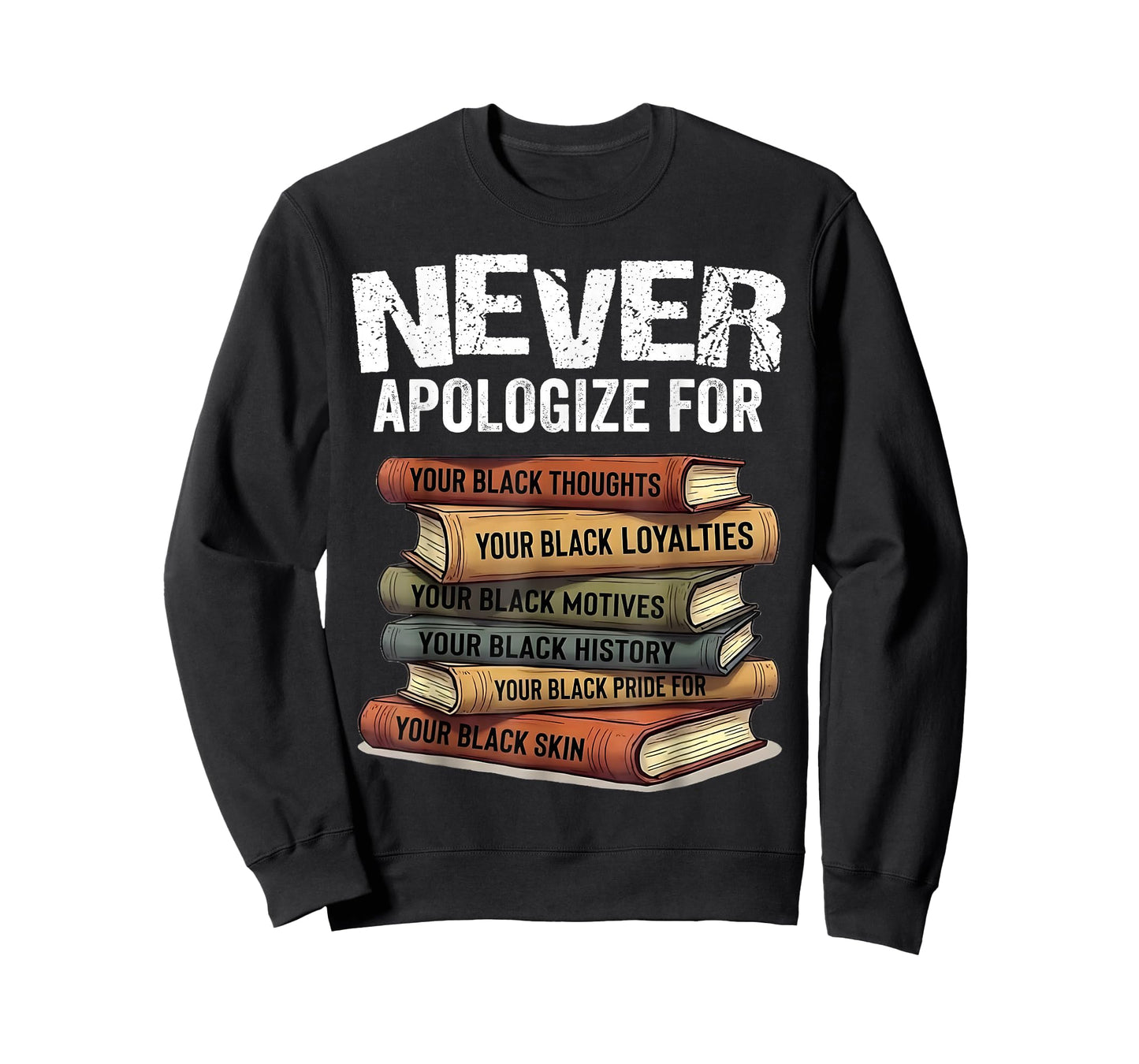 Never Apologize for Your Blackness Black History Teachers T-Shirt