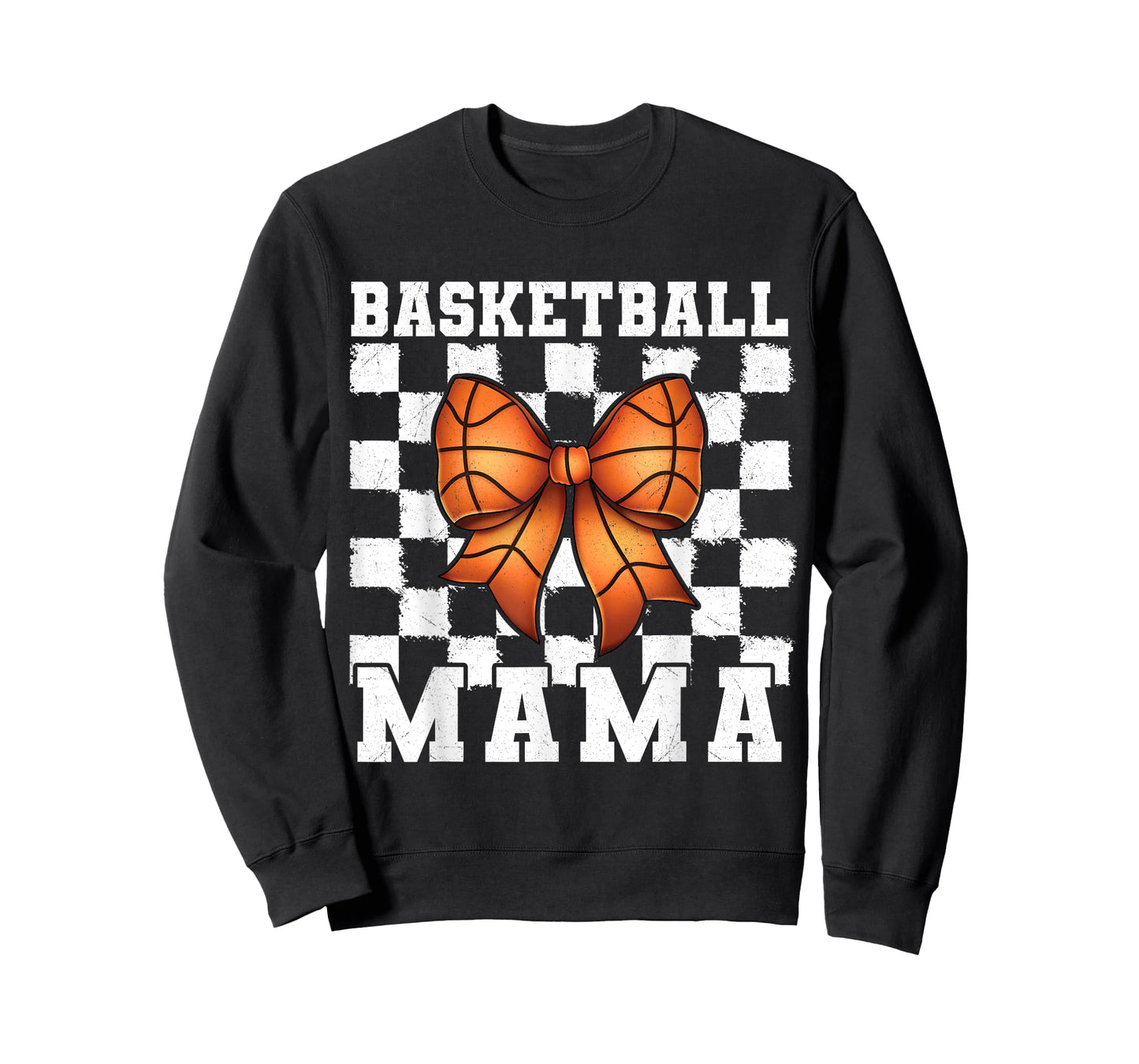 Basketball Mama Coquette Bow Game Day Funny Sports Lover Mom T-Shirt