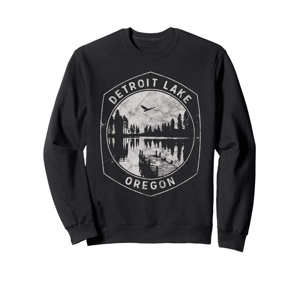 Vintage Detroit Lake Oregon Outdoors Vacation T-Shirt