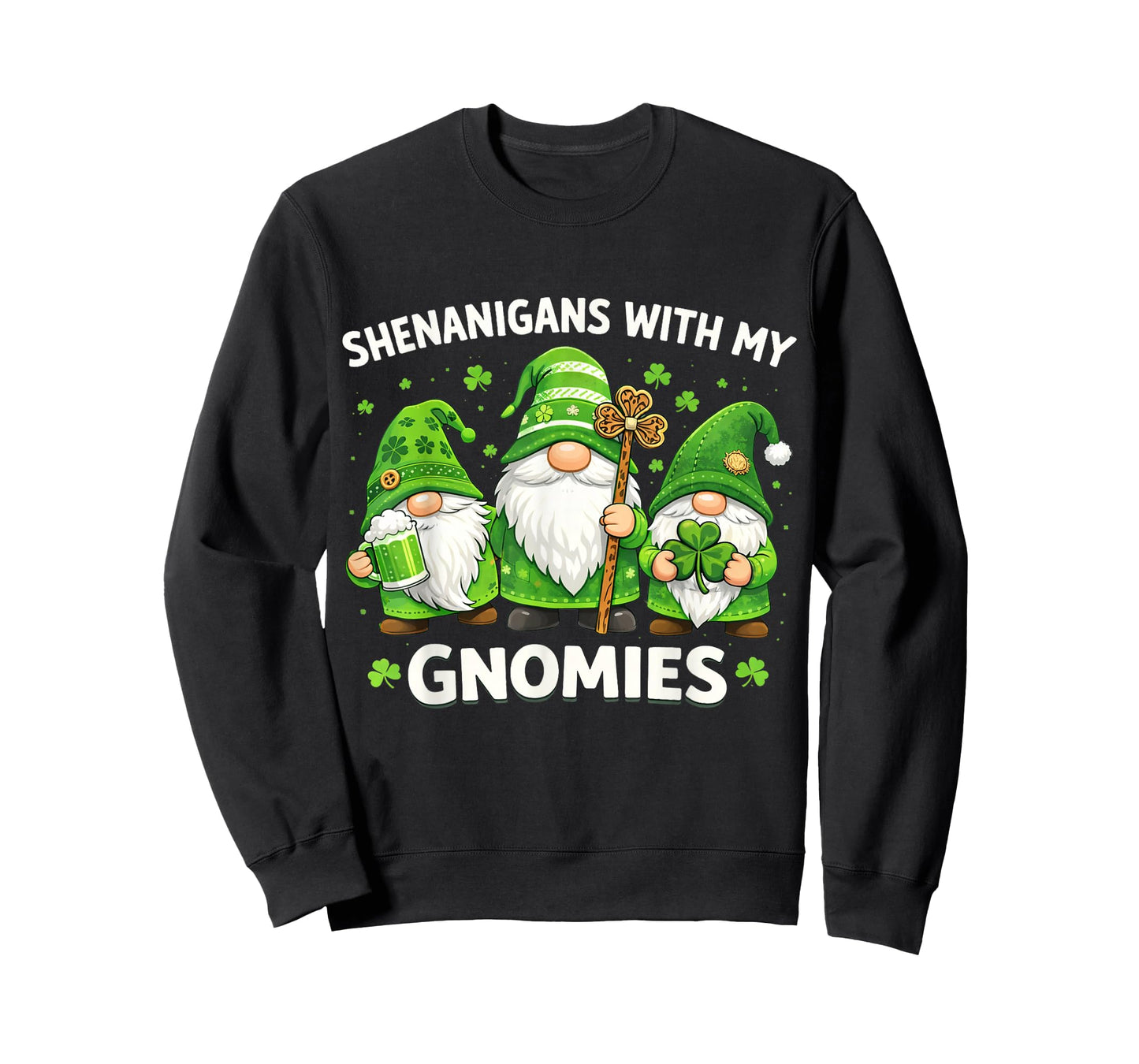 St Patricks Day Lucky Shamrock Shenanigans Gnomes St Patrick T-Shirt