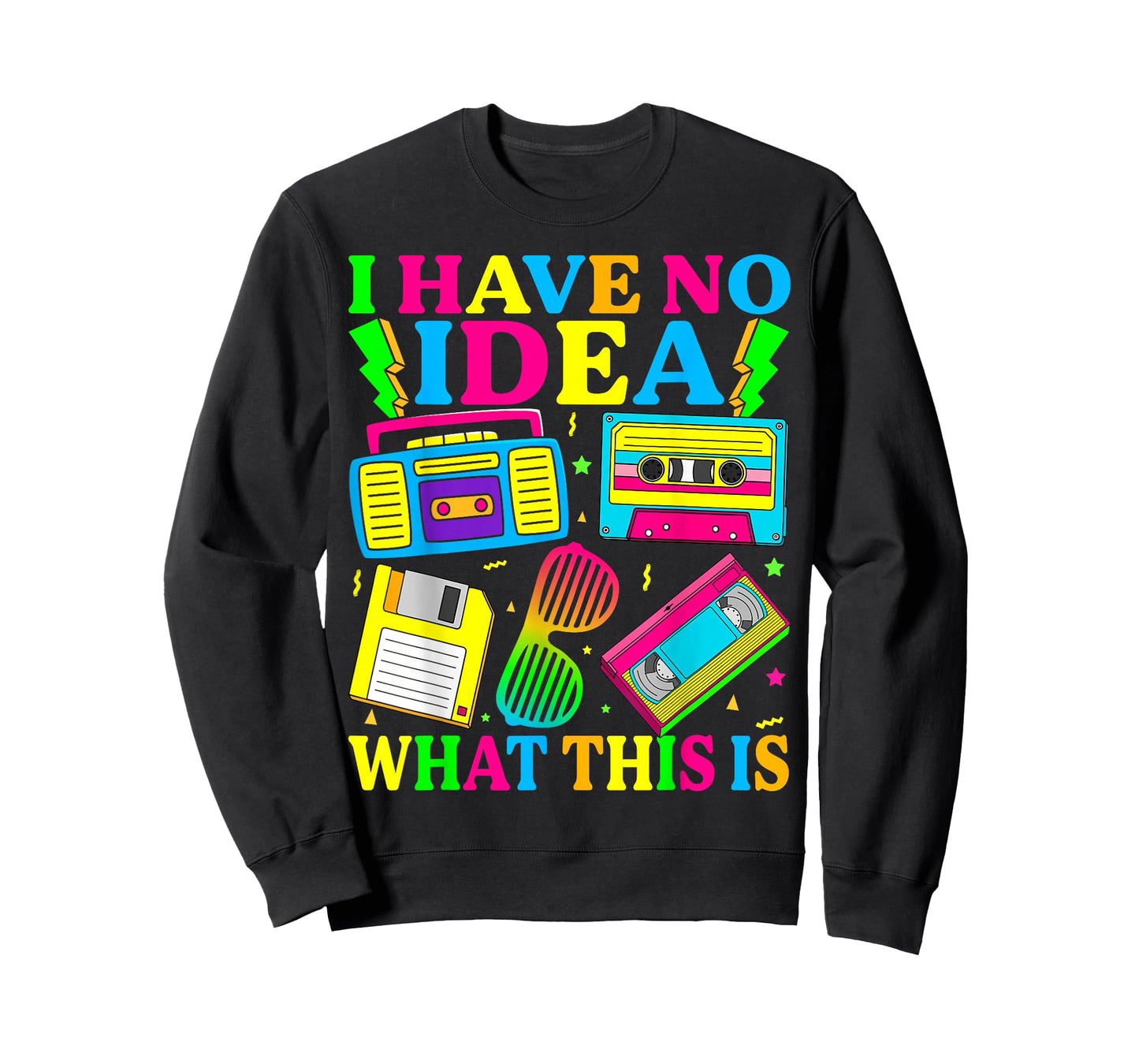 I Have No Idea What This is Kids 70s 80s 90s Outfit Theme T-Shirt