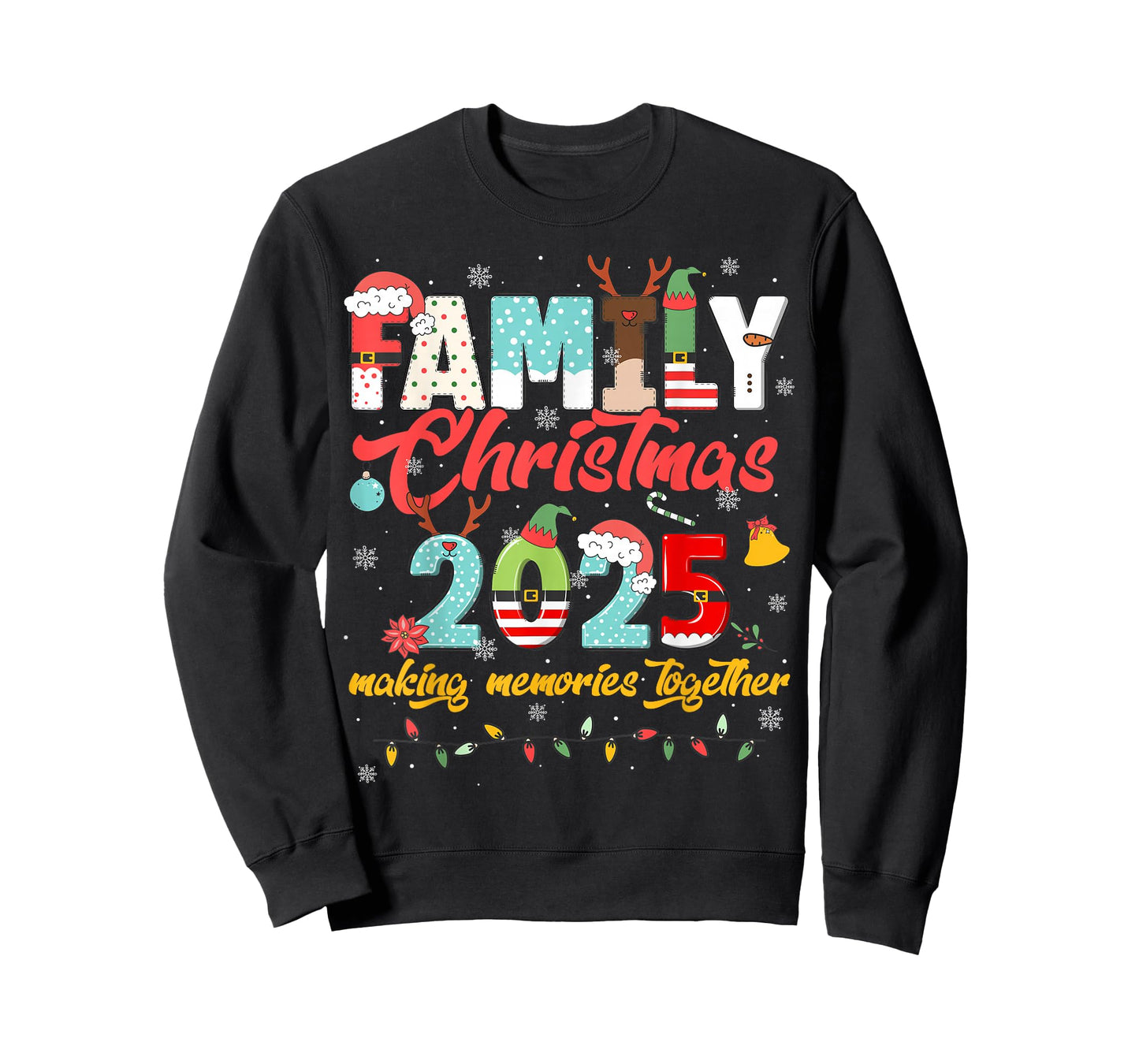 Family Christmas 2025 Making Memories Xmas Squad Holiday T-Shirt