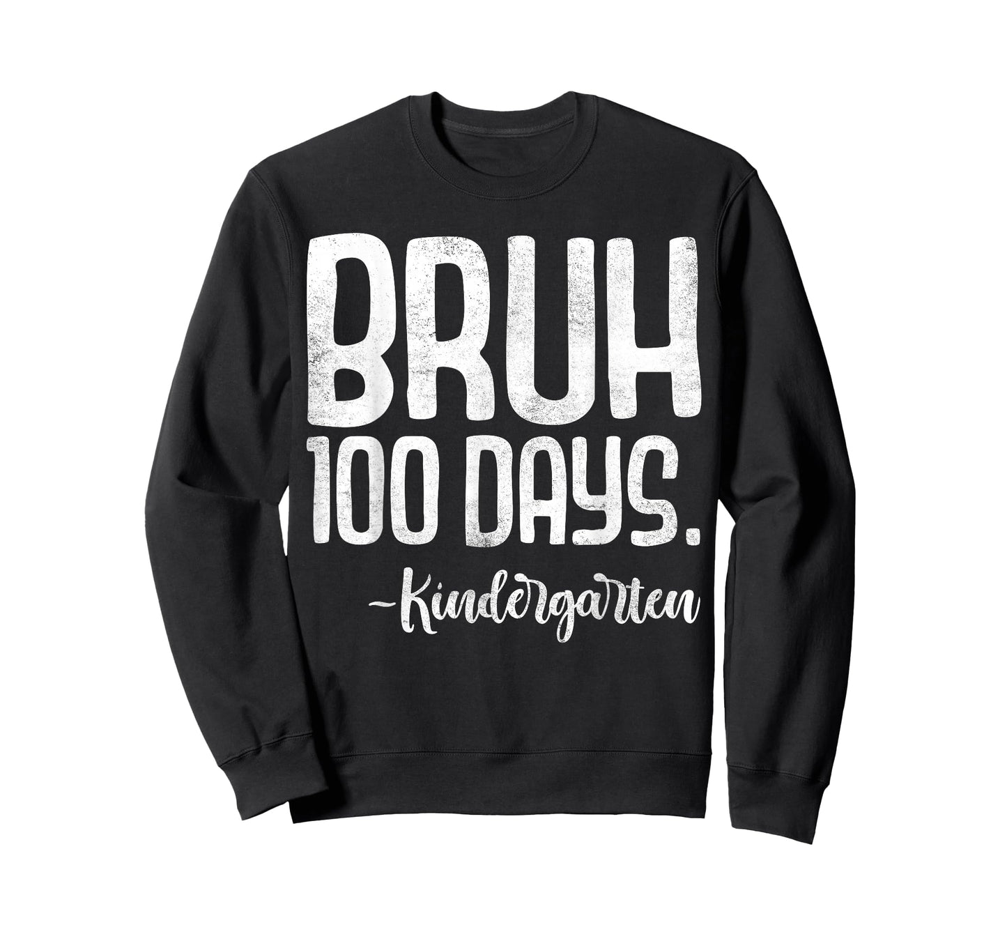 Bruh 100 Days Kindergarten Retro 100th Day Teacher Kid Boy G T-Shirt