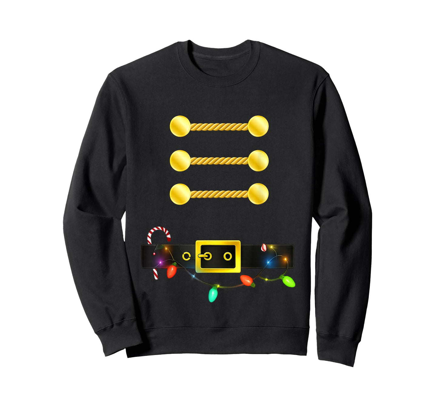 Nutcracker Costume Uniform Lights Matching Toy Soldier T-Shirt