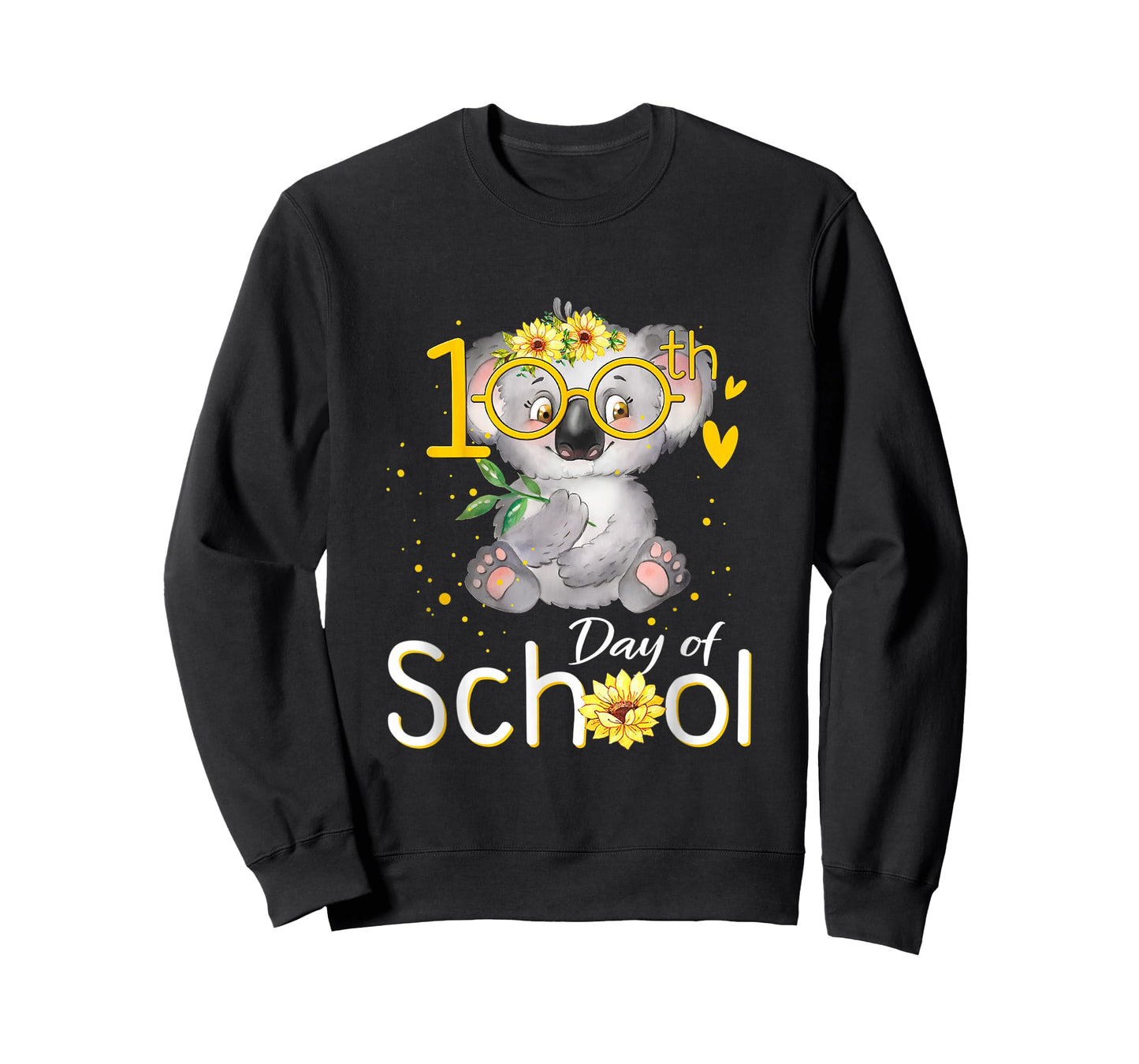 Happy 100 Days of School Koala 100th Day of School T-Shirt