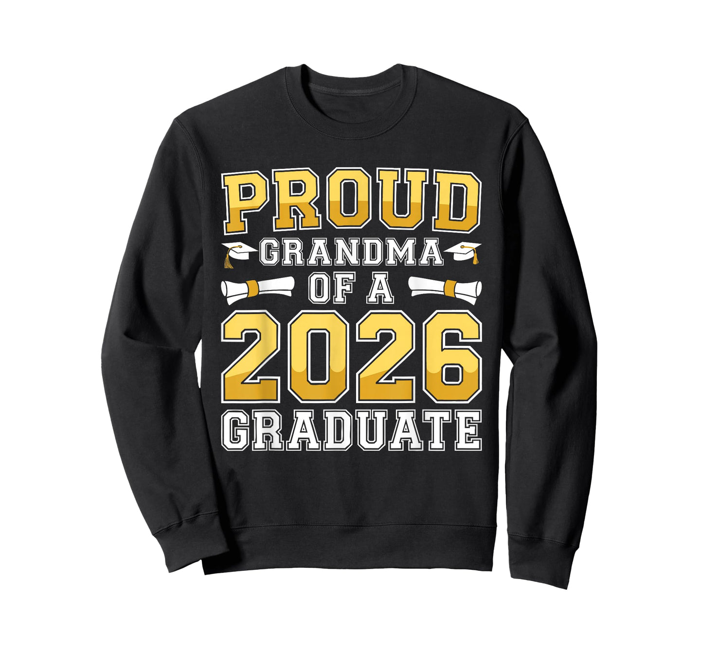 Proud Grandma of A 2026 Graduate Shirt Class 2026 Graduation T-Shirt