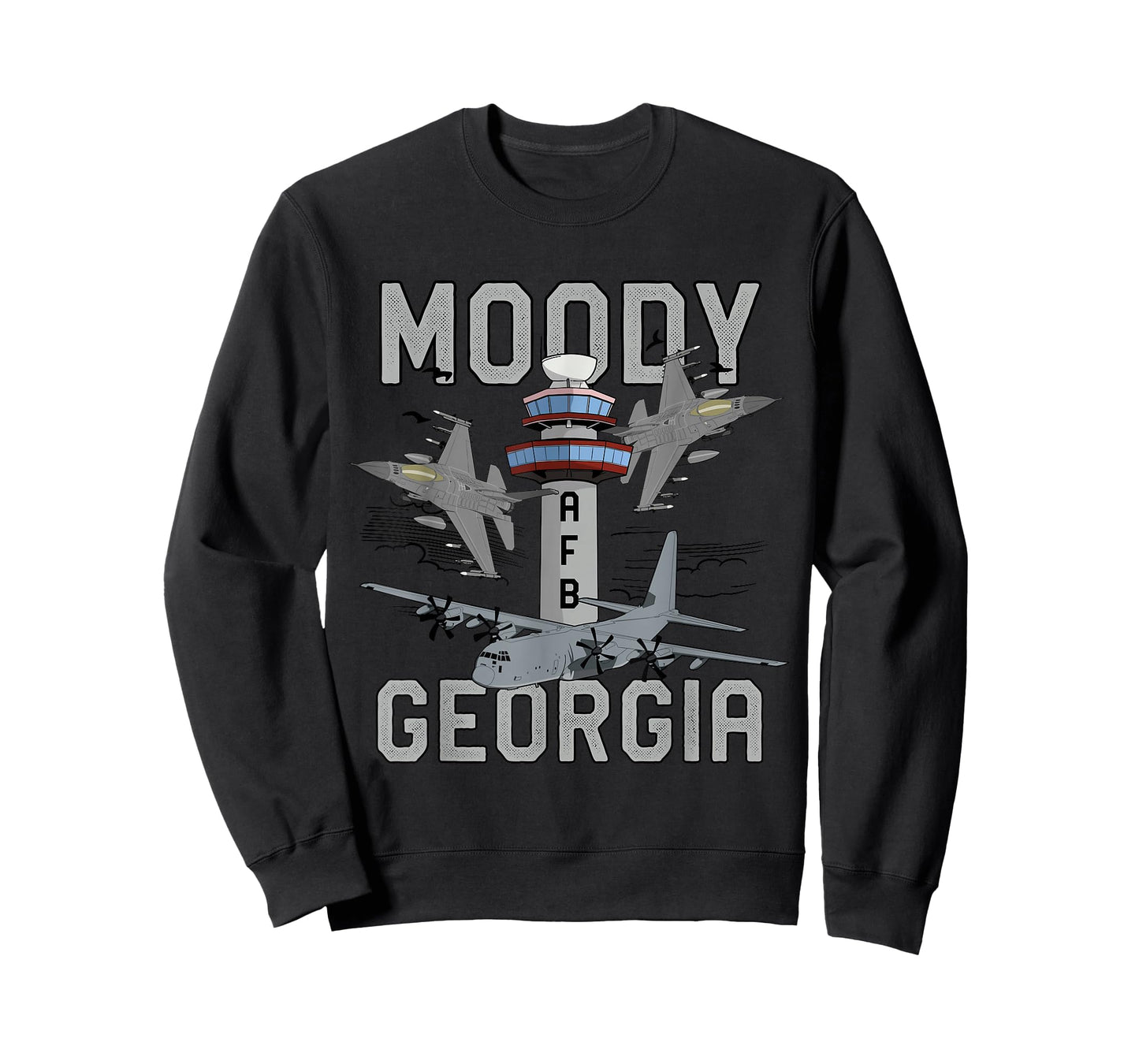 Moody AFB Georgia Air Force Base Fighter Jets Vintage Tee T-Shirt