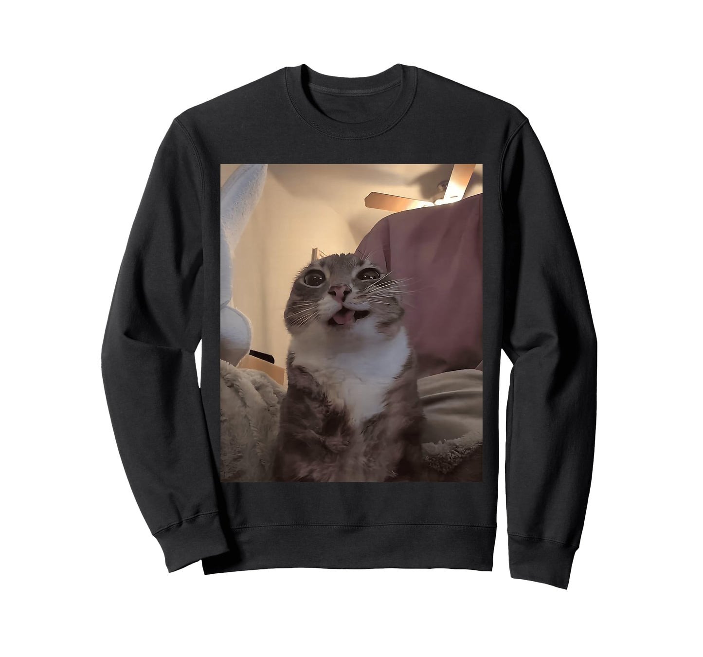 Y2K Freaky Cat Meme Retro Vintage Aesthetic Brainrot T-Shirt