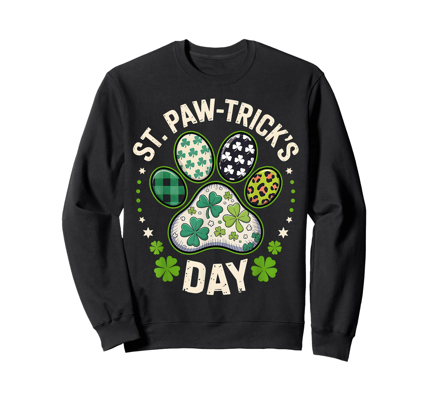 St Paw-trick's Day Saint Patrick's Day Dog Lover Dog Mom T-Shirt
