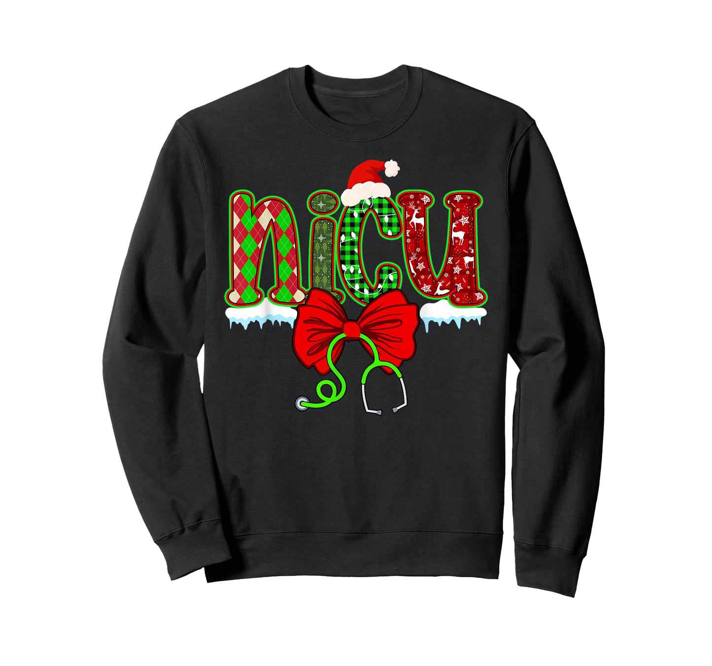 Christmas NICU Xmas Neonatal Intensive Care Unit Coquette T-Shirt