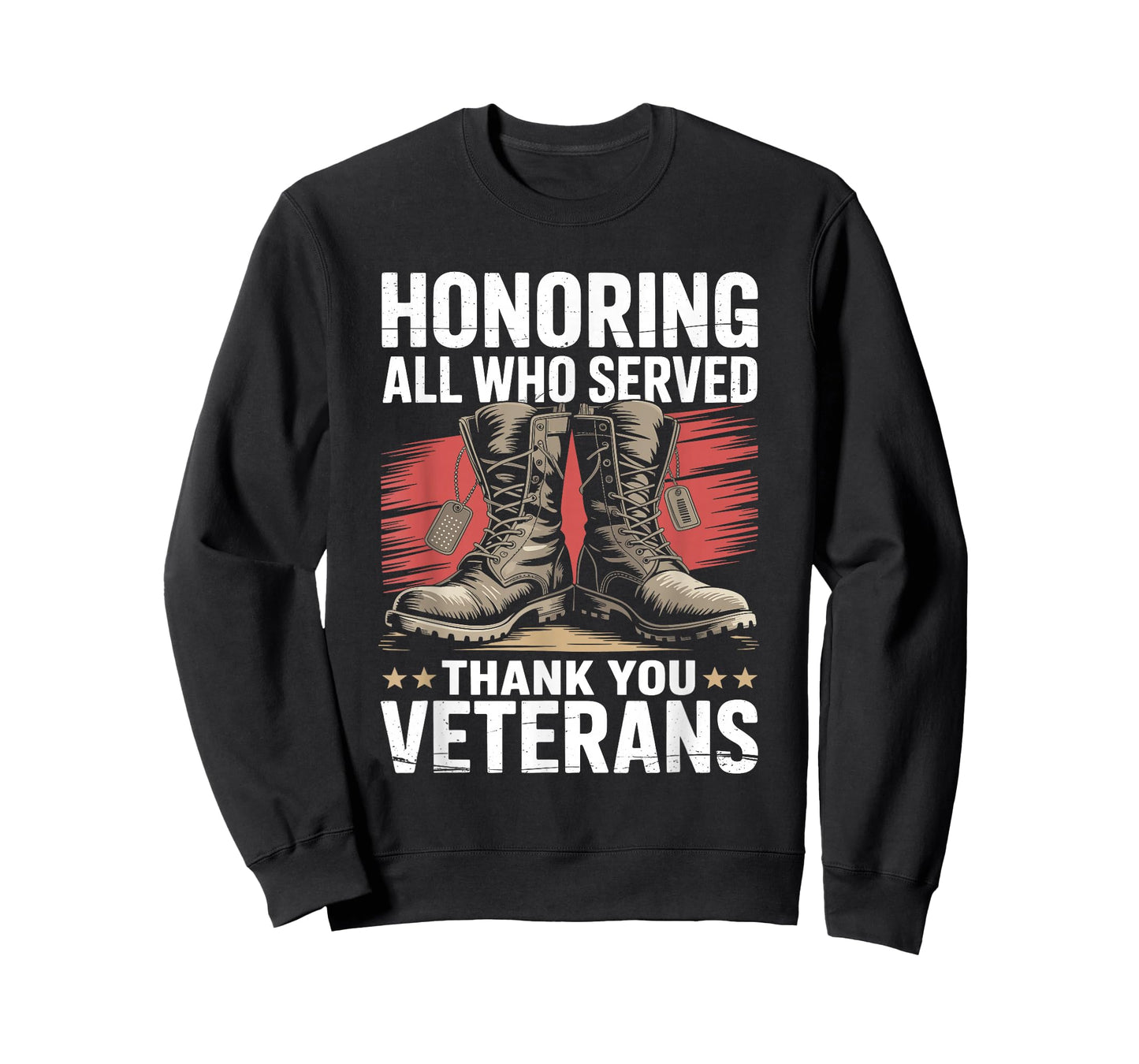 Honoring All Who Served Thank You Veterans Day US Patriotic T-Shirt