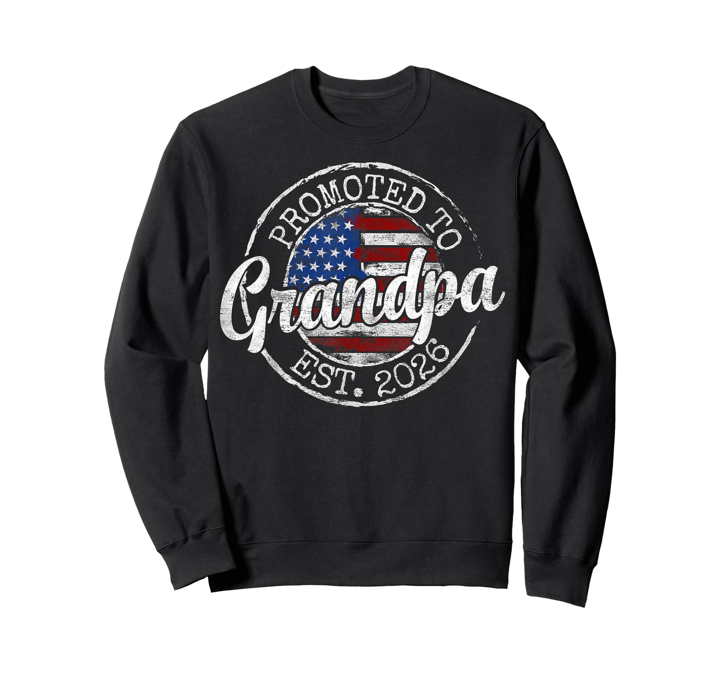 Promoted to Grandpa Est 2026 First Time Grandfather to Be T-Shirt