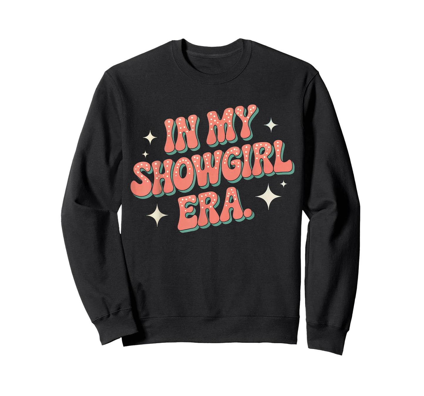 in My Showgirl Era Retro Burlesque Funny Costume Graphic Tee T-Shirt