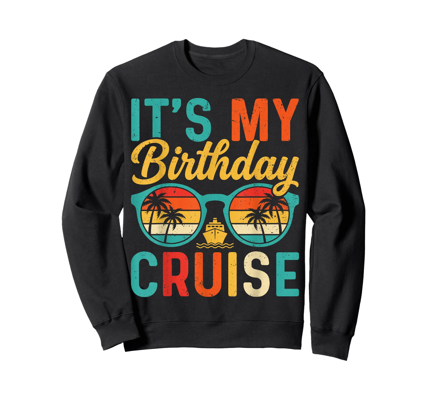 Retro Family Birthday Cruising It's My Birthday Cruise T-Shirt