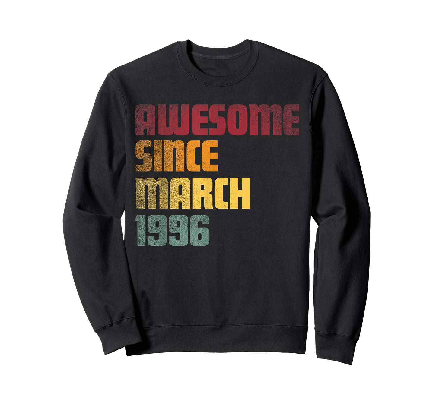 Awesome Since March 1996 30th Birthday - Vintage T-Shirt