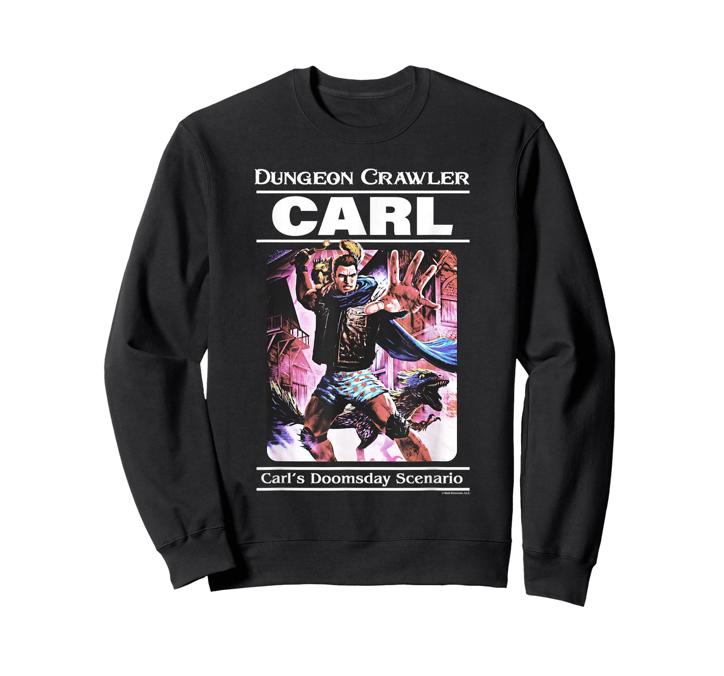 Dungeon Crawler Carl Vintage Paperback Illustration Book T-Shirt
