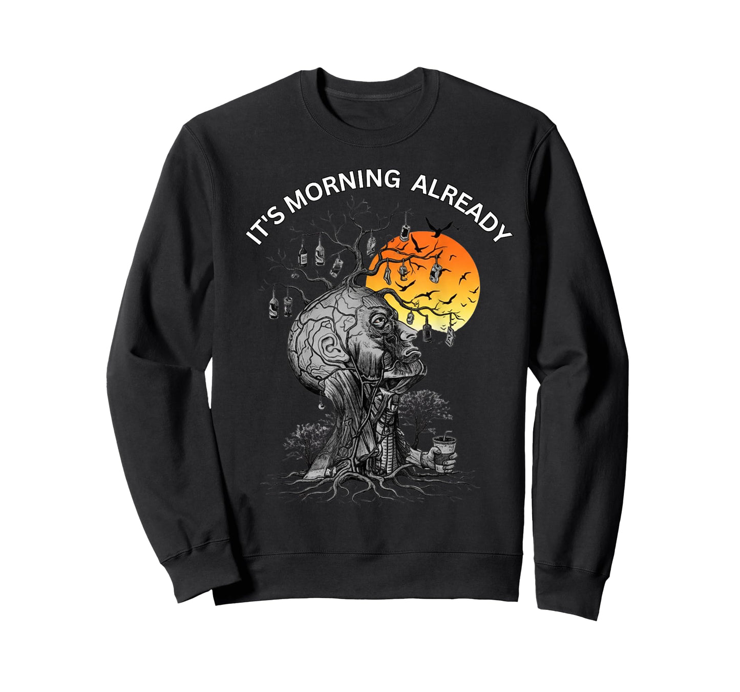 It's Morning Already Hangover Human Tree for Party Lovers T-Shirt