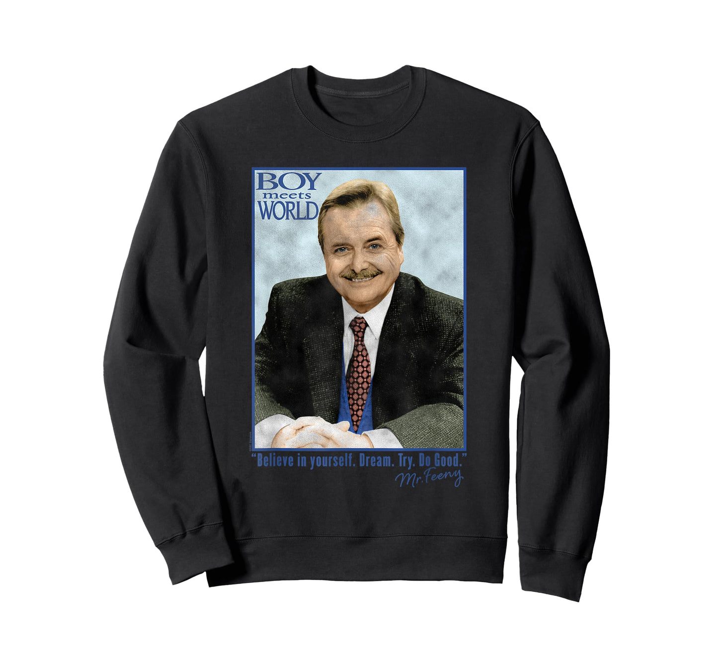 Boy Meets World Mr. Feeny Quote and Photo 90's TV Show T-Shirt