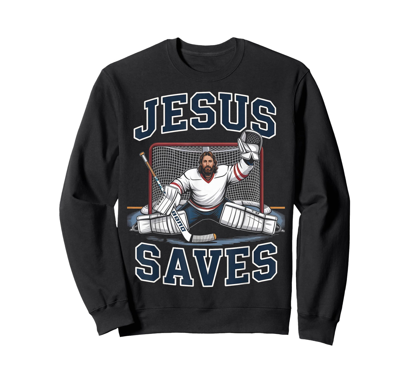 Jesus Saves Hockey Player Team God Hockey Lovers Hockey T-Shirt