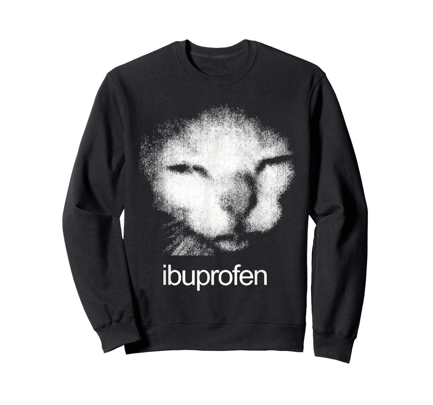 Funny Ibuprofen Cat Meme with Cringe Ugly Feline Face T-Shirt
