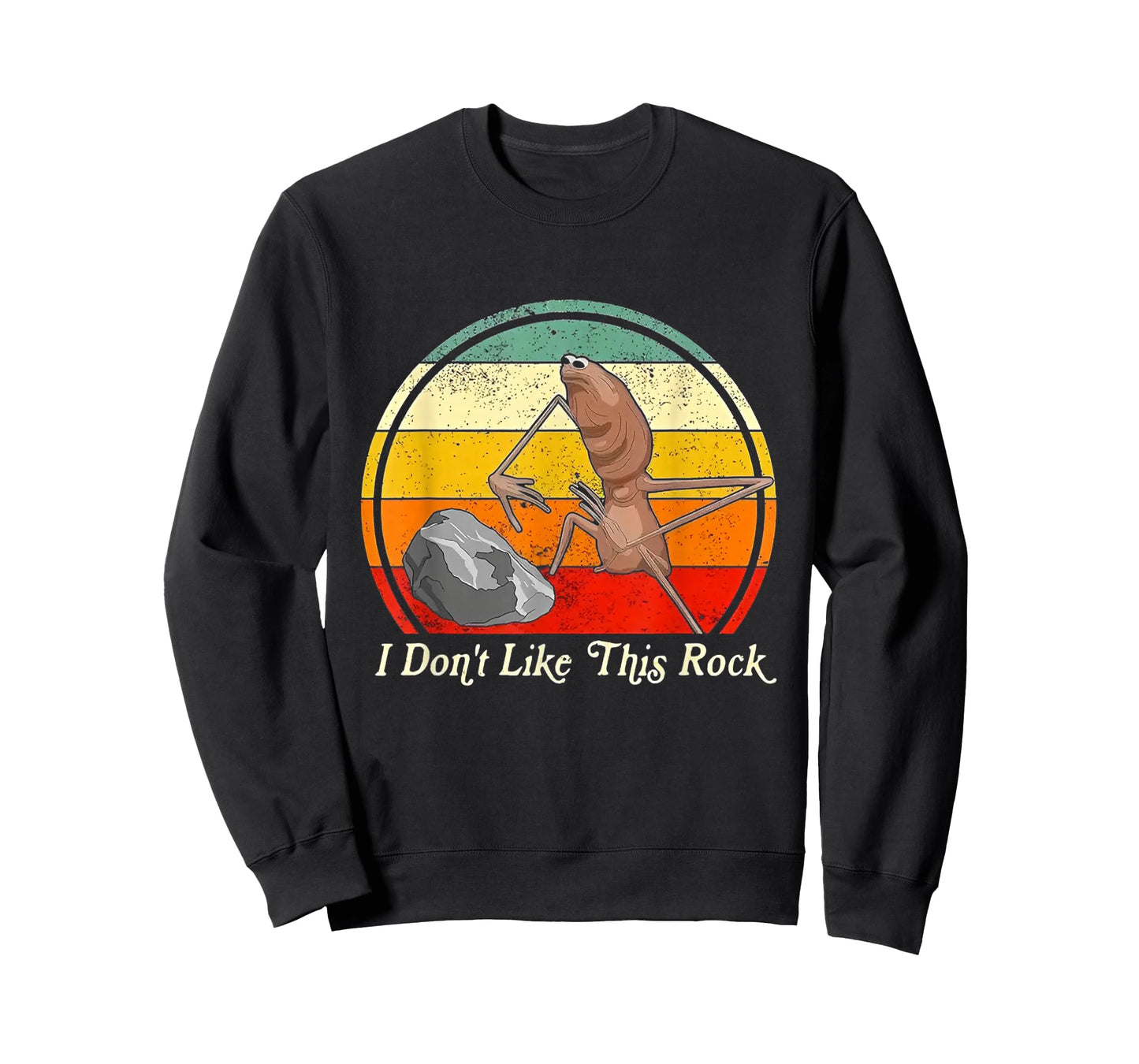 I Don't Like This Rock Marcus The Worm Meme Retro Vintage T-Shirt