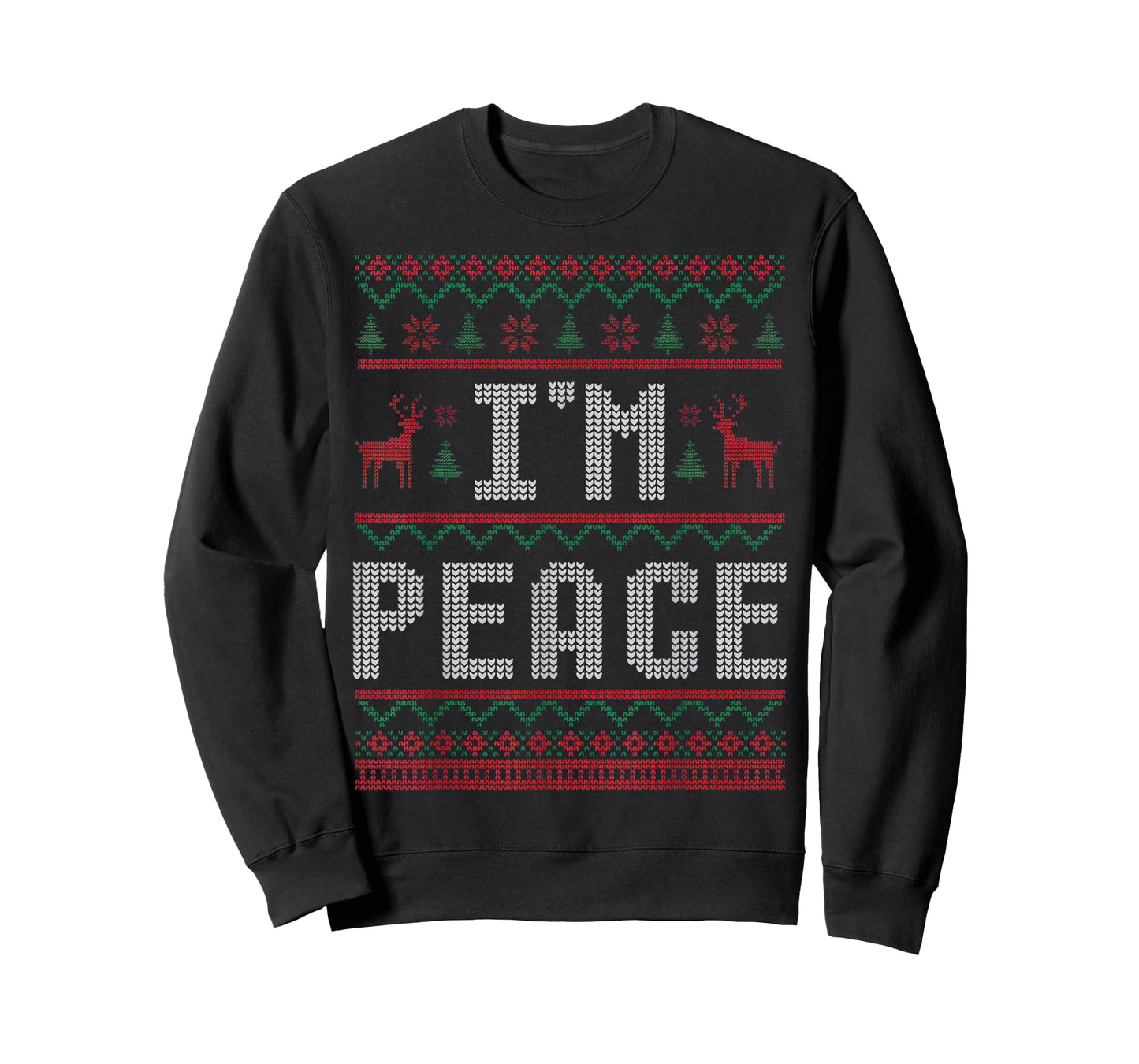 I Come in Peace Couple Matching Ugly Christmas Sweater T-Shirt