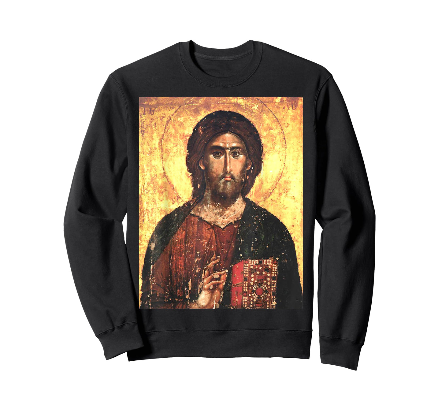 Jesus Christ Orthodox Icon Pantocrator of Hilandar Almighty T-Shirt