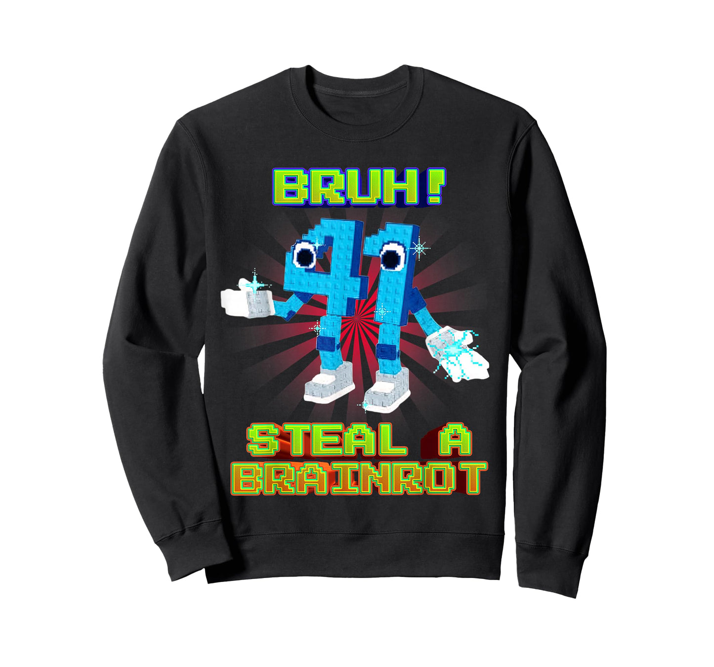 Bruh 41 Forty One 4-1 Funny Brainrot for Boys Kids Teens T-Shirt