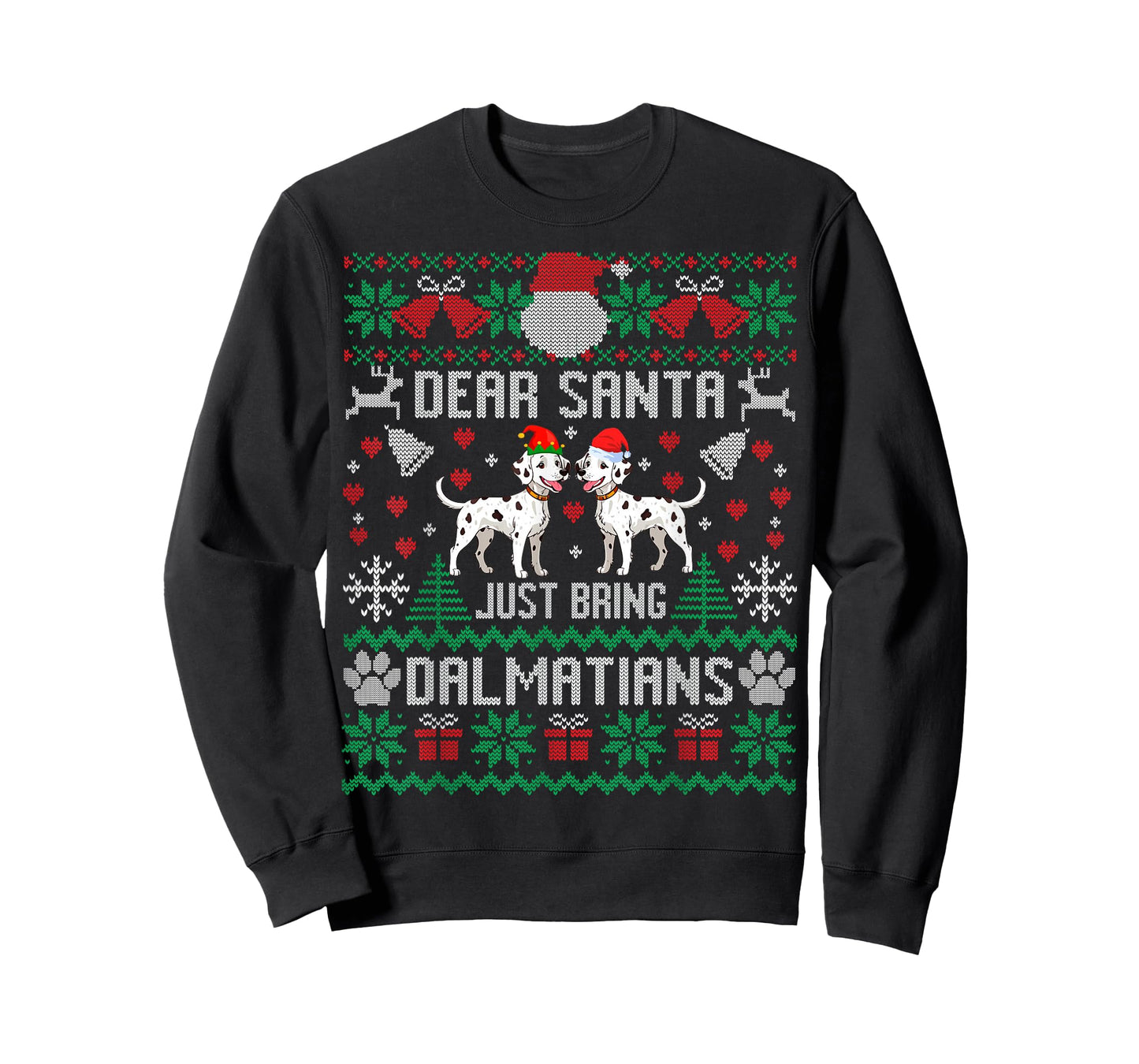 Dalmatians Dog Lover Funny Ugly Xmas Sweater Gifts T-Shirt
