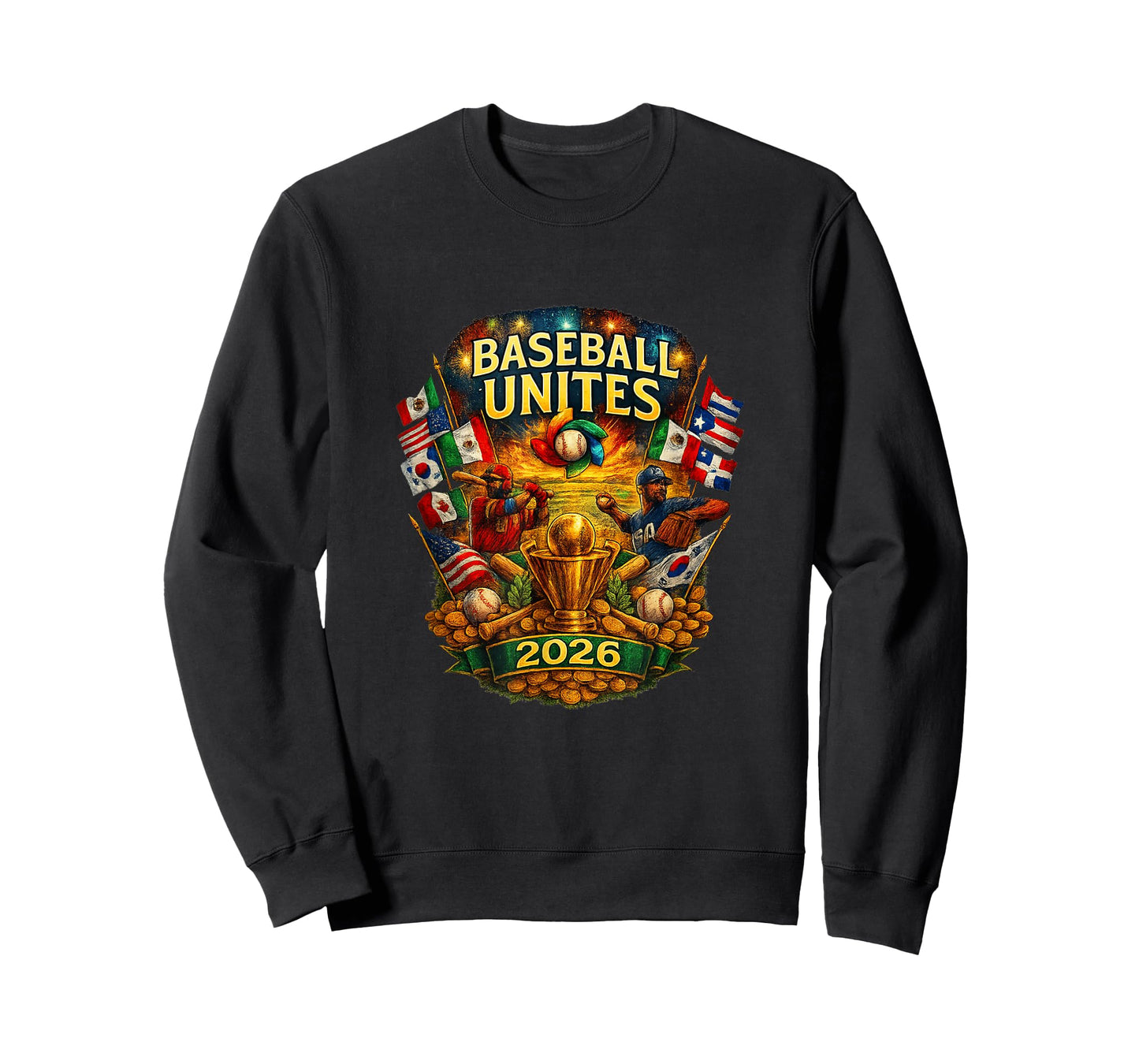 Baseball Unites The World 2026 Global Fan Graphic T-Shirt