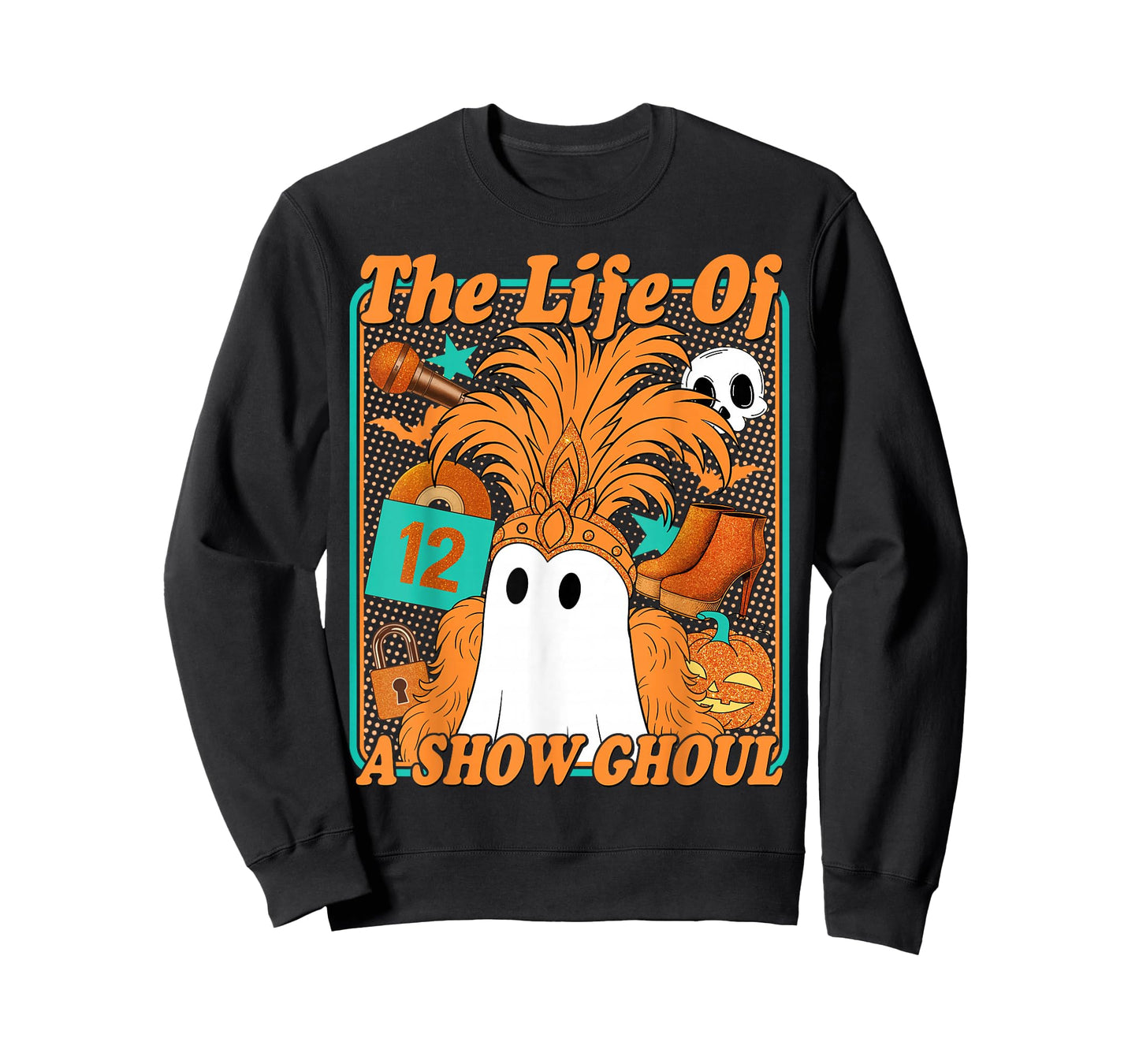 The Life of A Showghoul Show Ghoul Funny Halloween T-Shirt