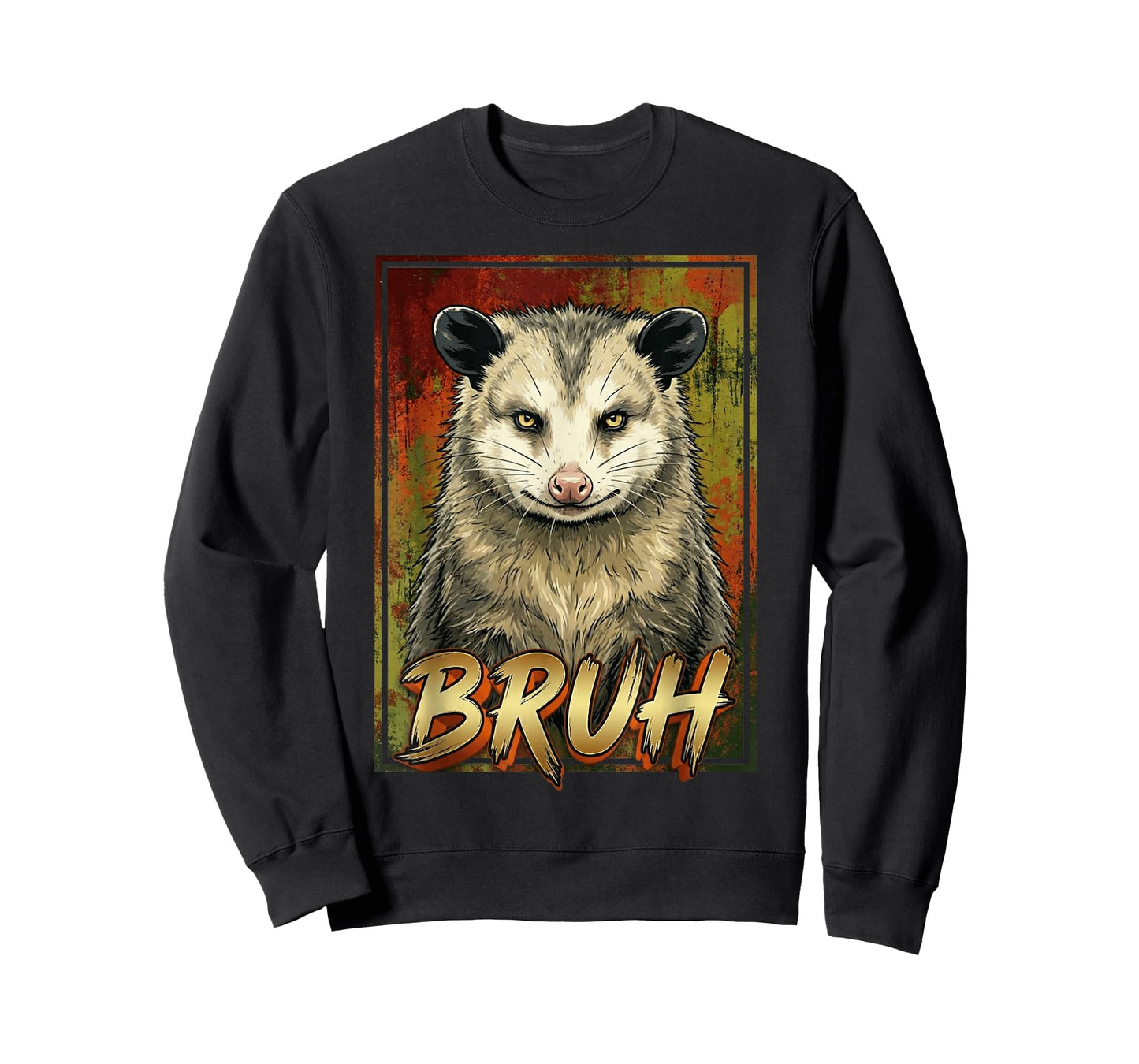 Funny Opossum Bruh Teens Boys Girls Kids Men Possum Meme T-Shirt