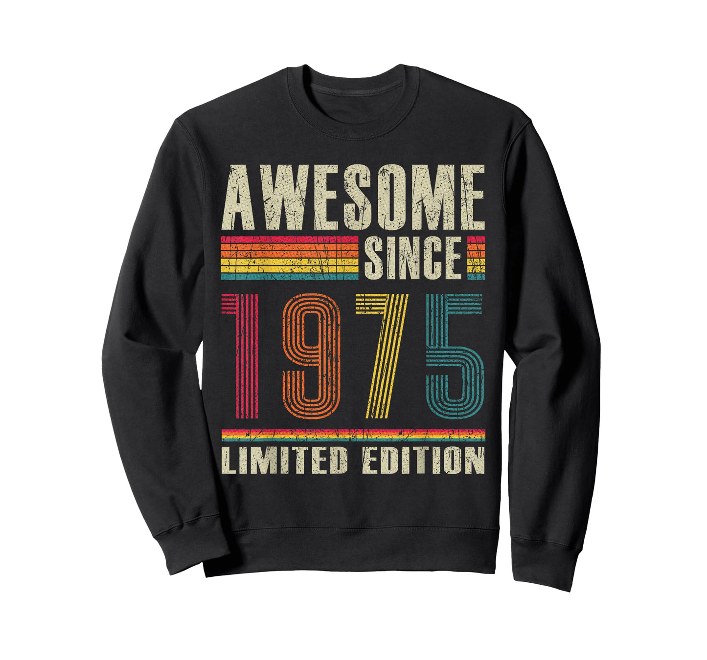 Vintage Awesome Since 1975 50th Birthday 50 Years Old T-Shirt