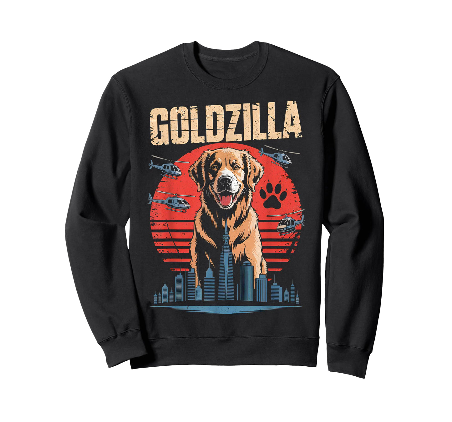 Goldzilla - Golden Retriever Dog Owner Canine Lover T-Shirt
