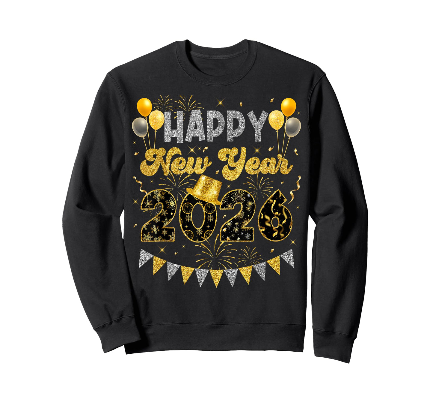 Celebration Happy New Year Eve 2026 Party Mens Womens Kids T-Shirt