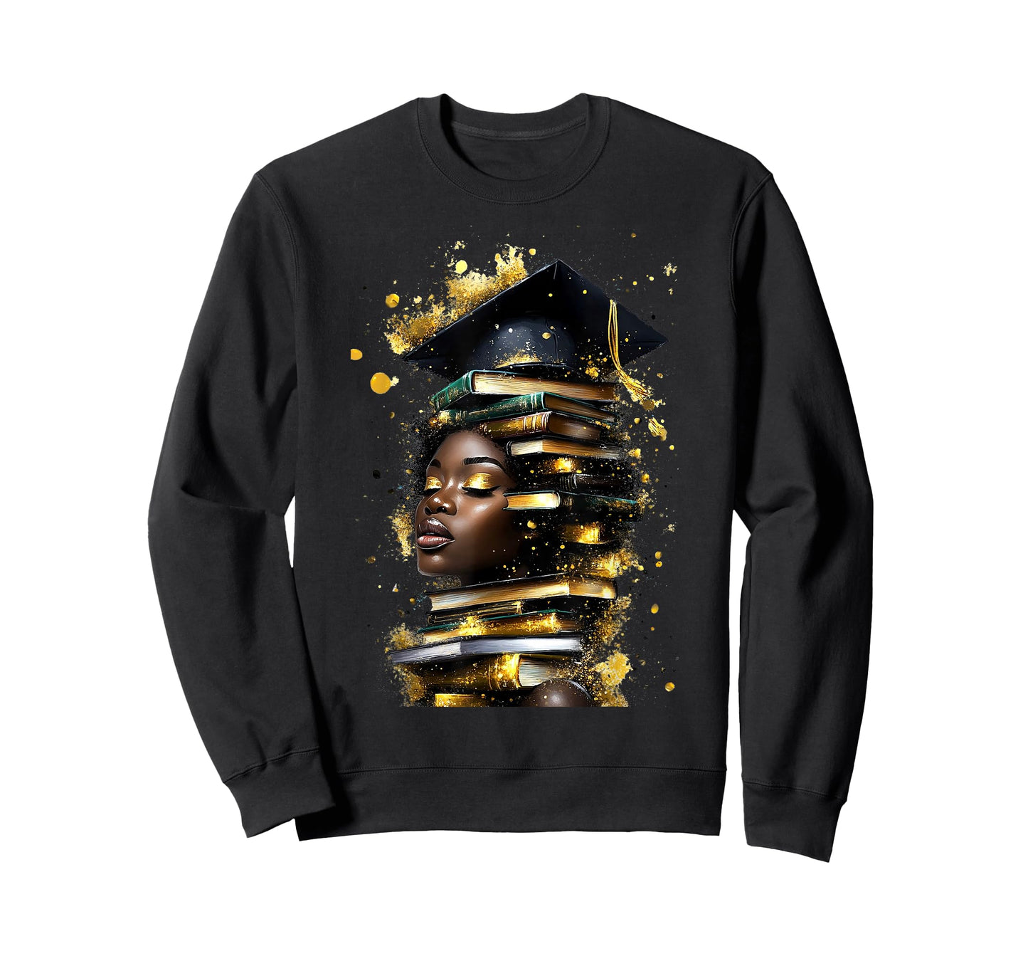 Black Woman African Melanin Educator Black History Teacher T-Shirt