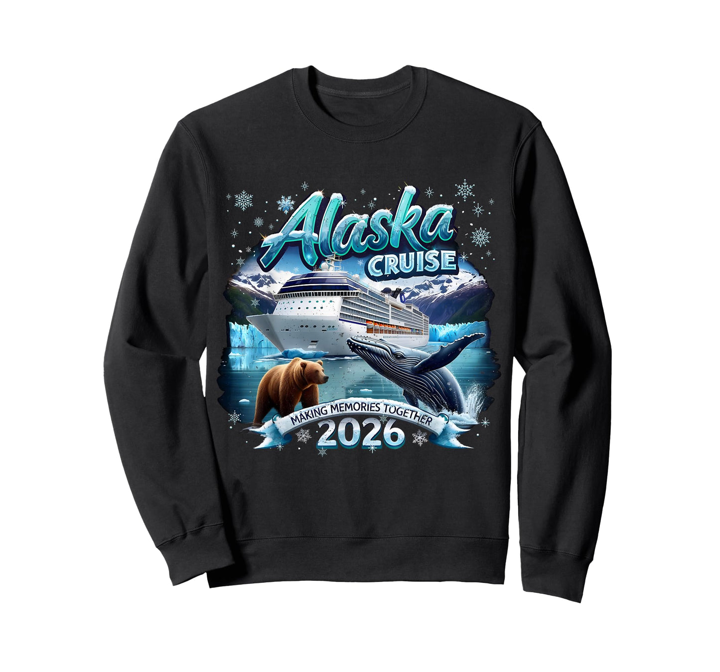 Alaska Cruise 2026 Making Memories Together Family Vacation T-Shirt