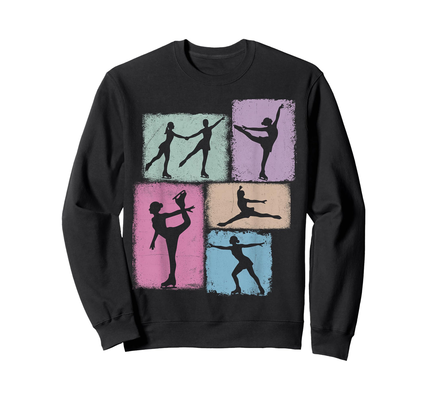 Figure Skating Collage Skater Women Kids Youth Girl T-Shirt
