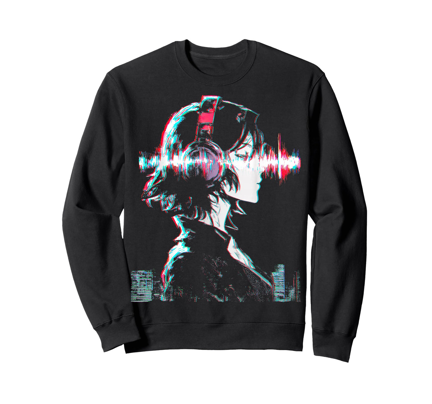 Anime DJ Music Headphones T-Shirt
