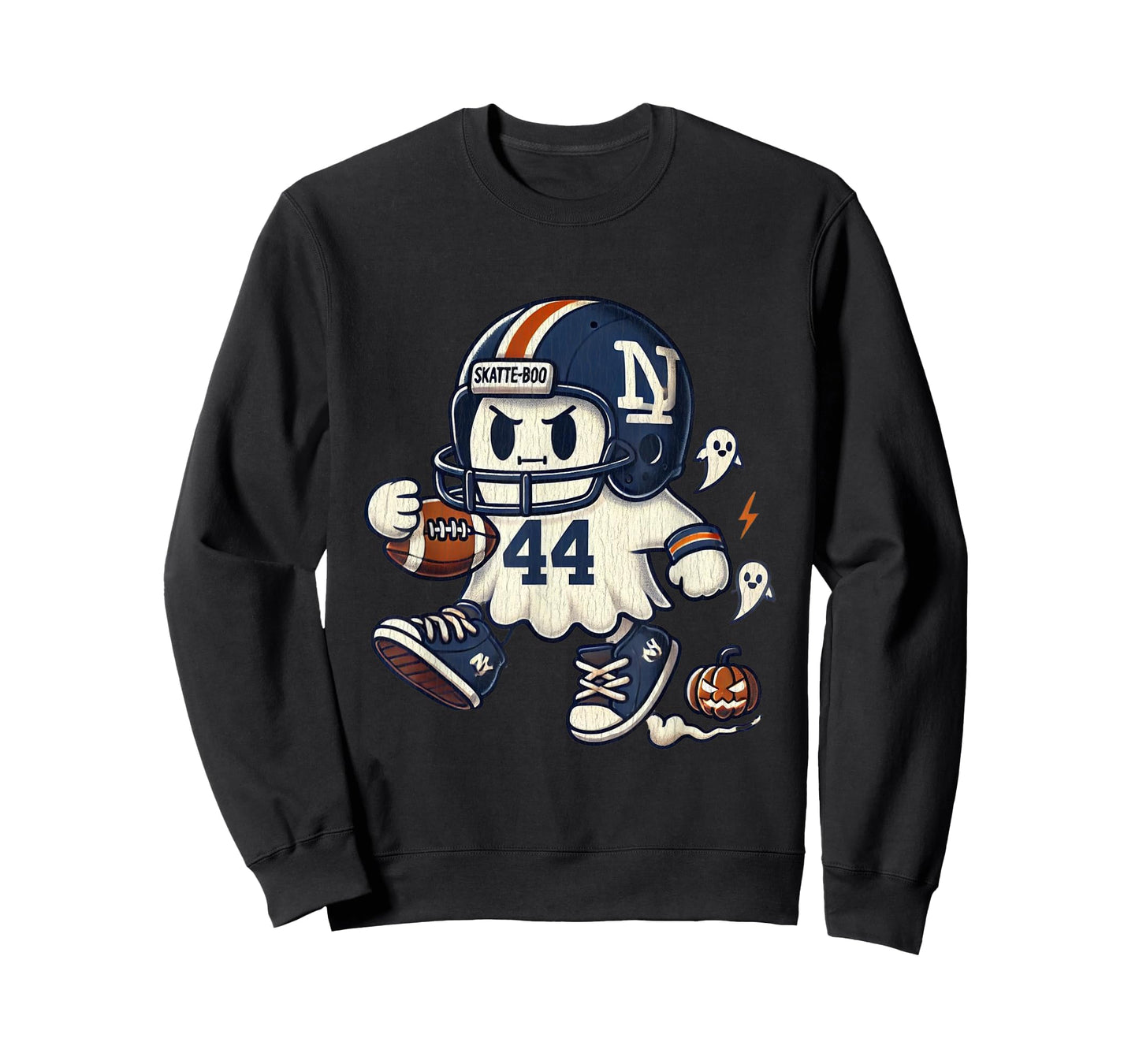 Vintage Cam Skattebo Skatte-Boo Cute Ghost Football Lovers T-Shirt