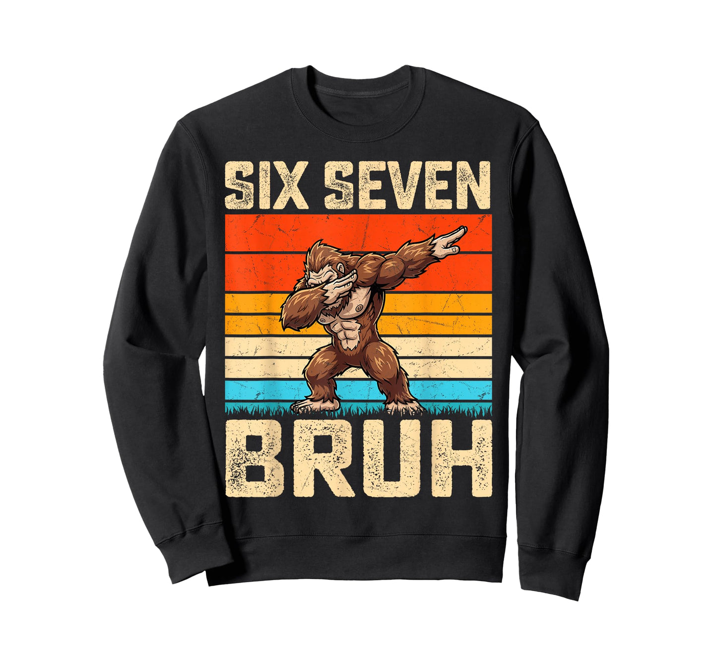 67 Meme Bigfoot Funny Six Seven Bruh Bigfoot Kids Boys Teens T-Shirt