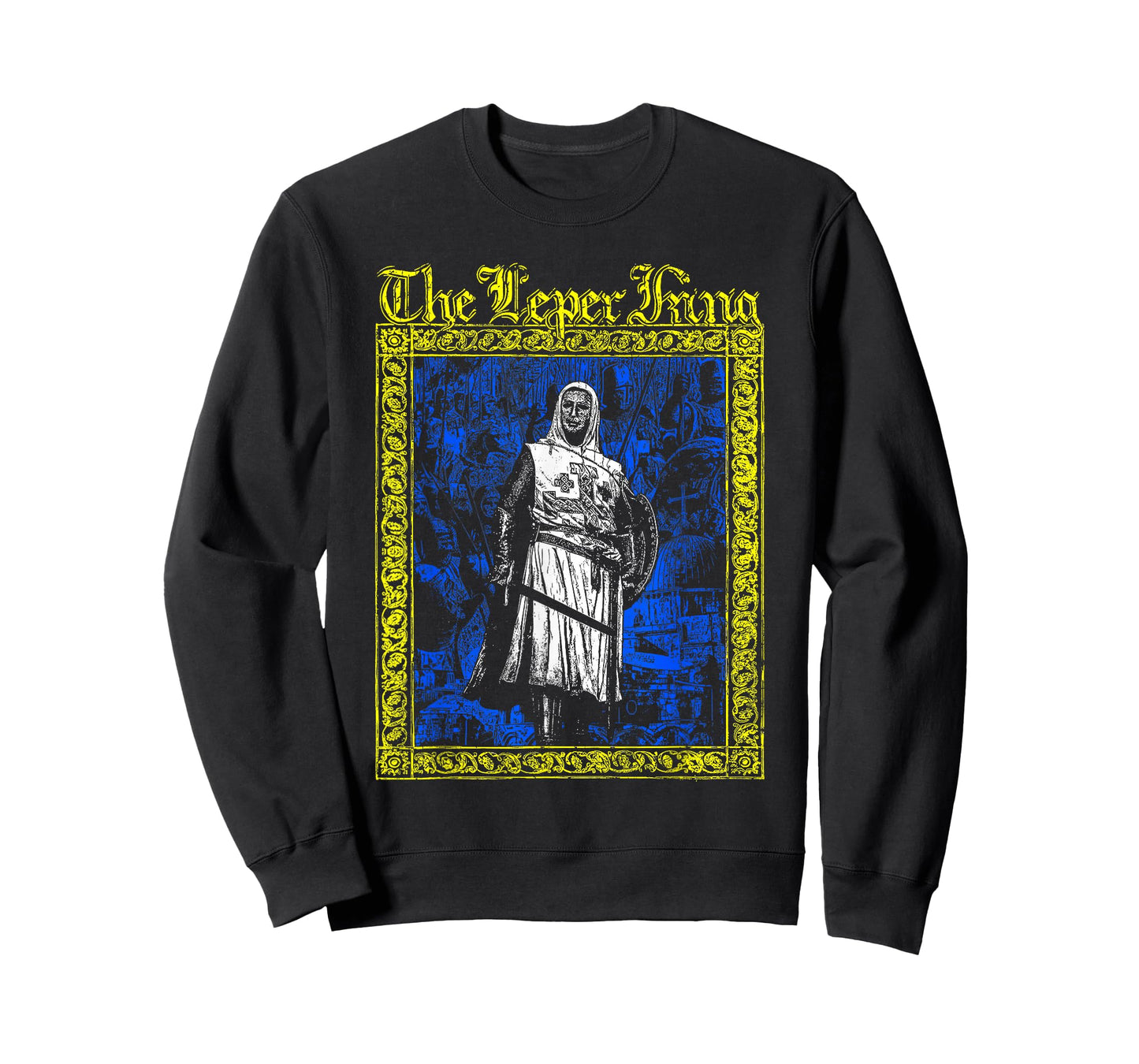The Leper King Baldwin IV Middle Ages Crusader Apparel T-Shirt