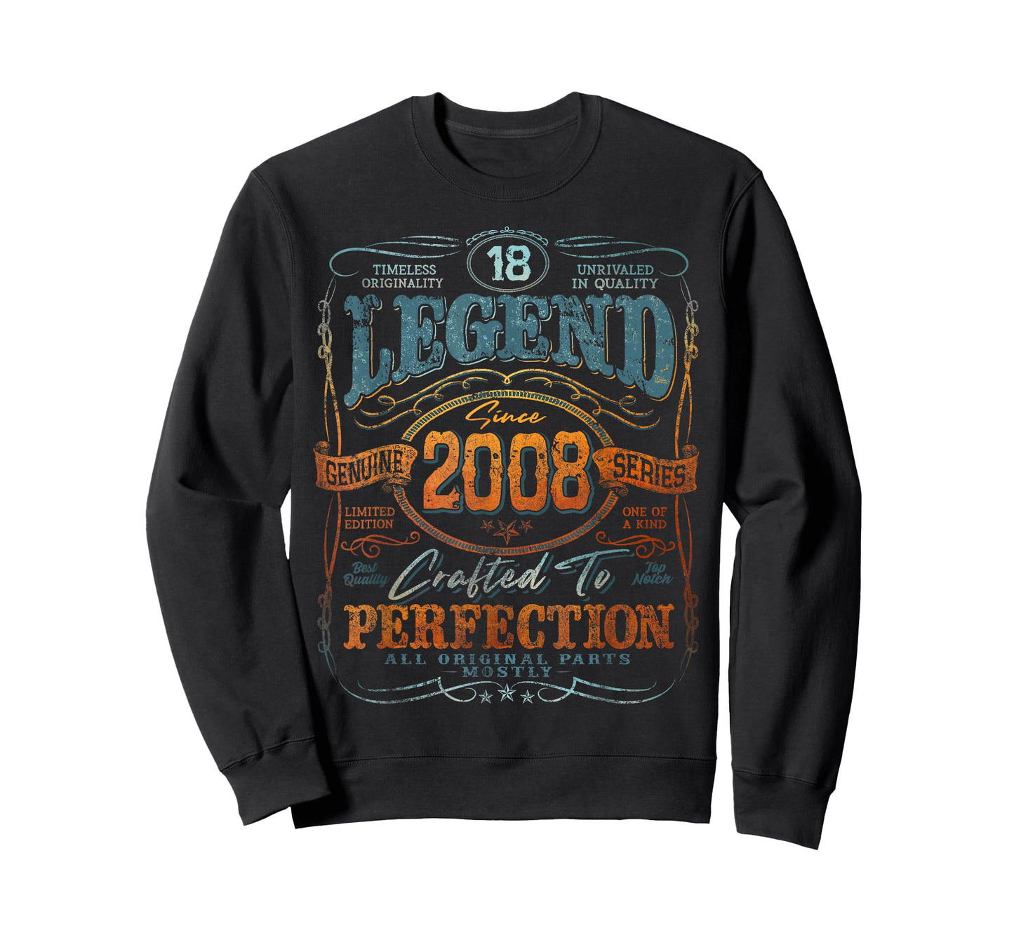 Vintage 2008 Limited Edition Shirt 18 Year Old 18th Birthday T-Shirt