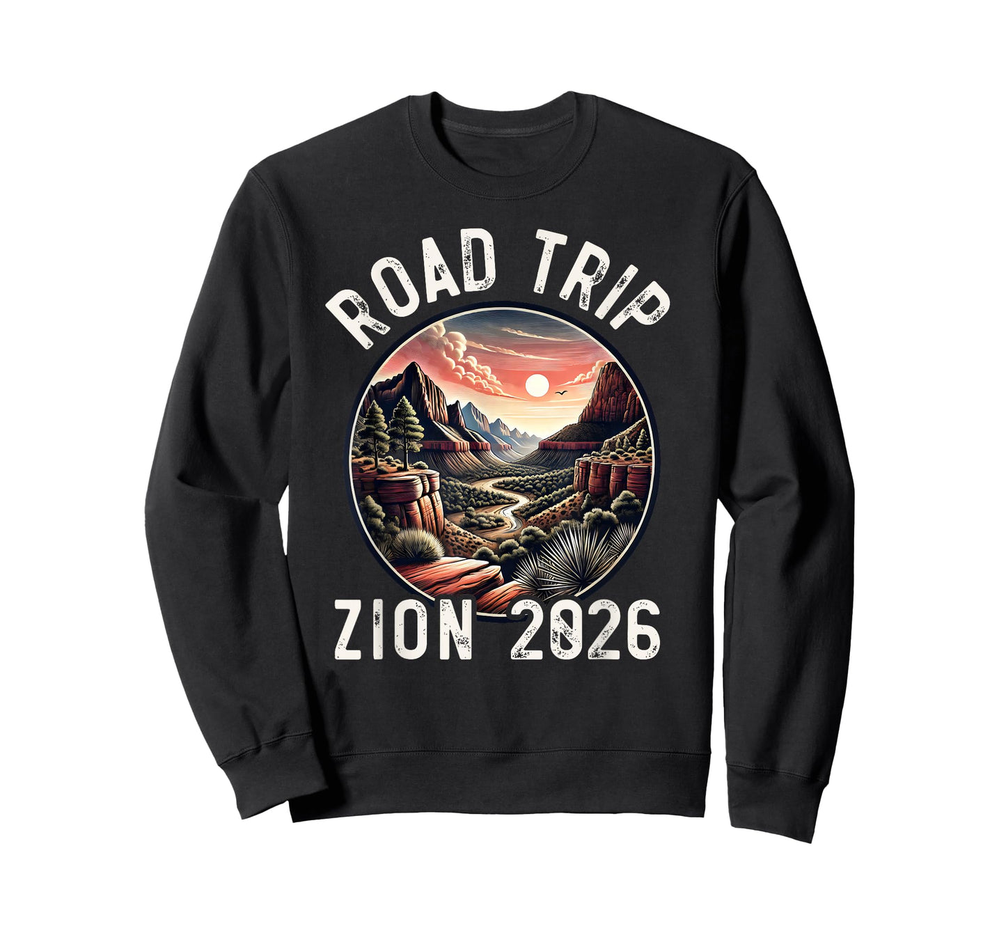 Zion National Park Utah Road Trip 2026 Hiking Souvenir T-Shirt