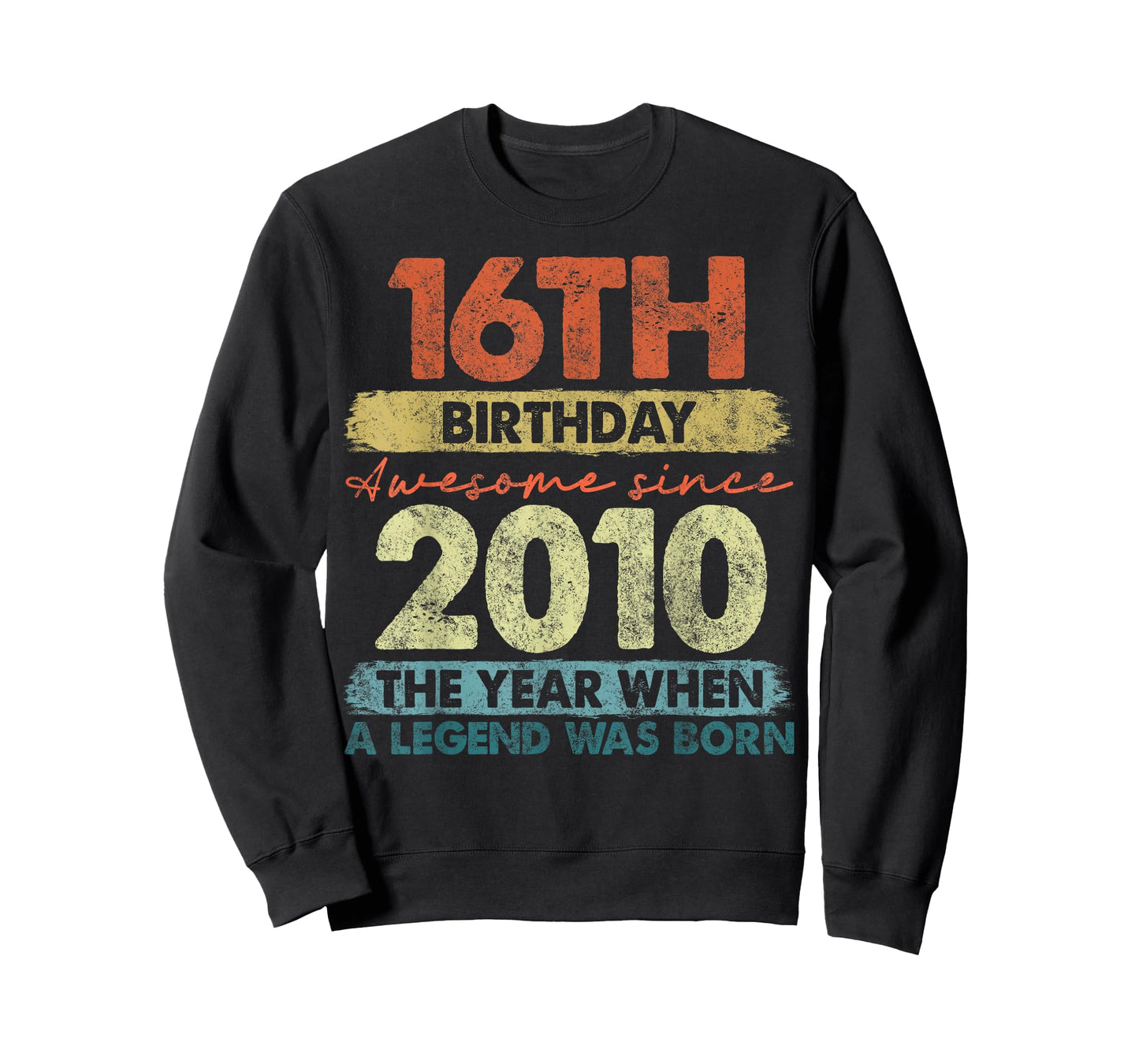 16 Year Old Gifts Vintage 2010 Limited Edition 16th Birthday T-Shirt