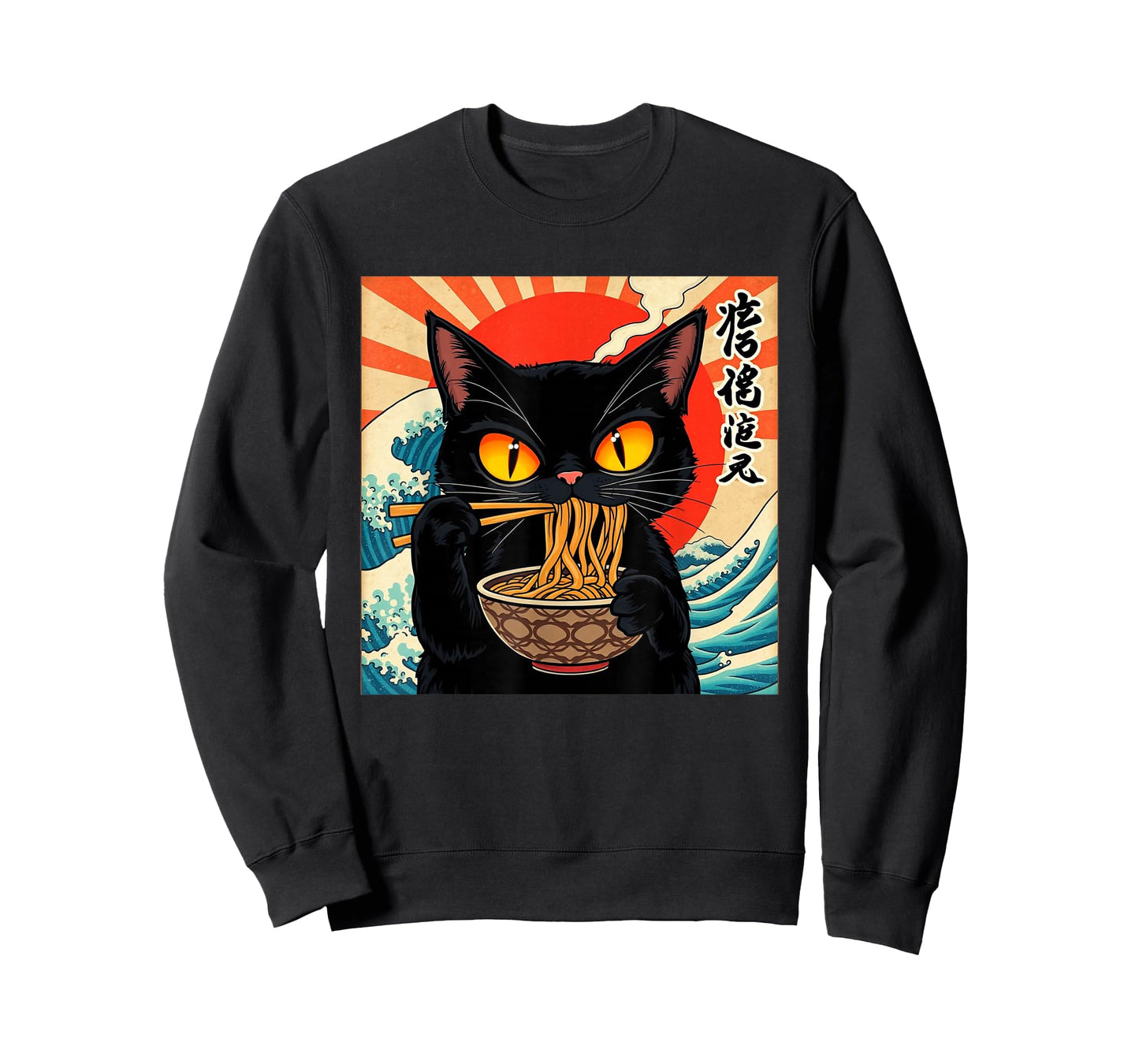 Cute Ramen Cat Kawaii Japanese Anime Cat Lover T-Shirt