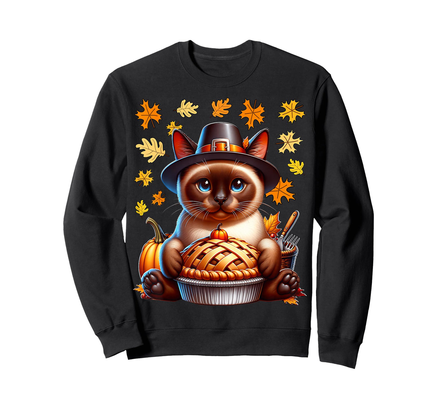Siamese Cat Thanksgiving Siamese Cat Thanksgiving T-Shirt