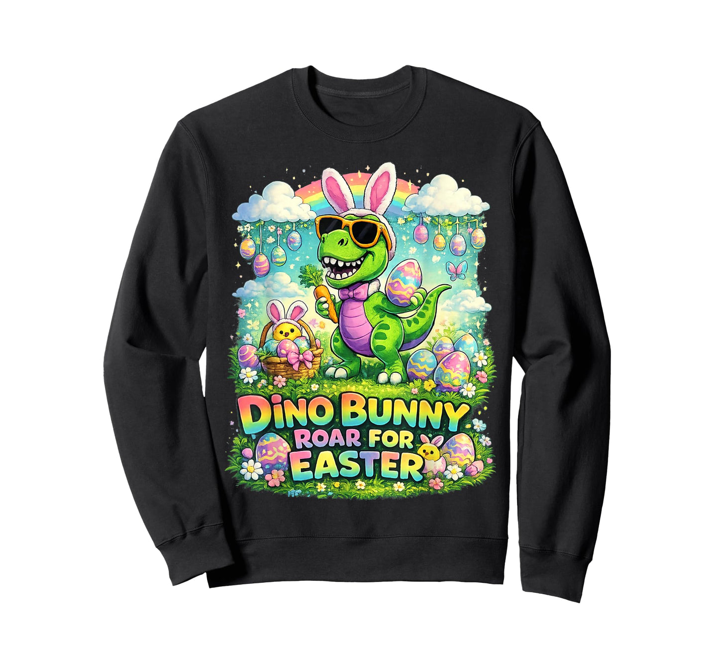 T-Rex Bunny Costume Easter Outfit for Boys and Kids Funny T-Shirt
