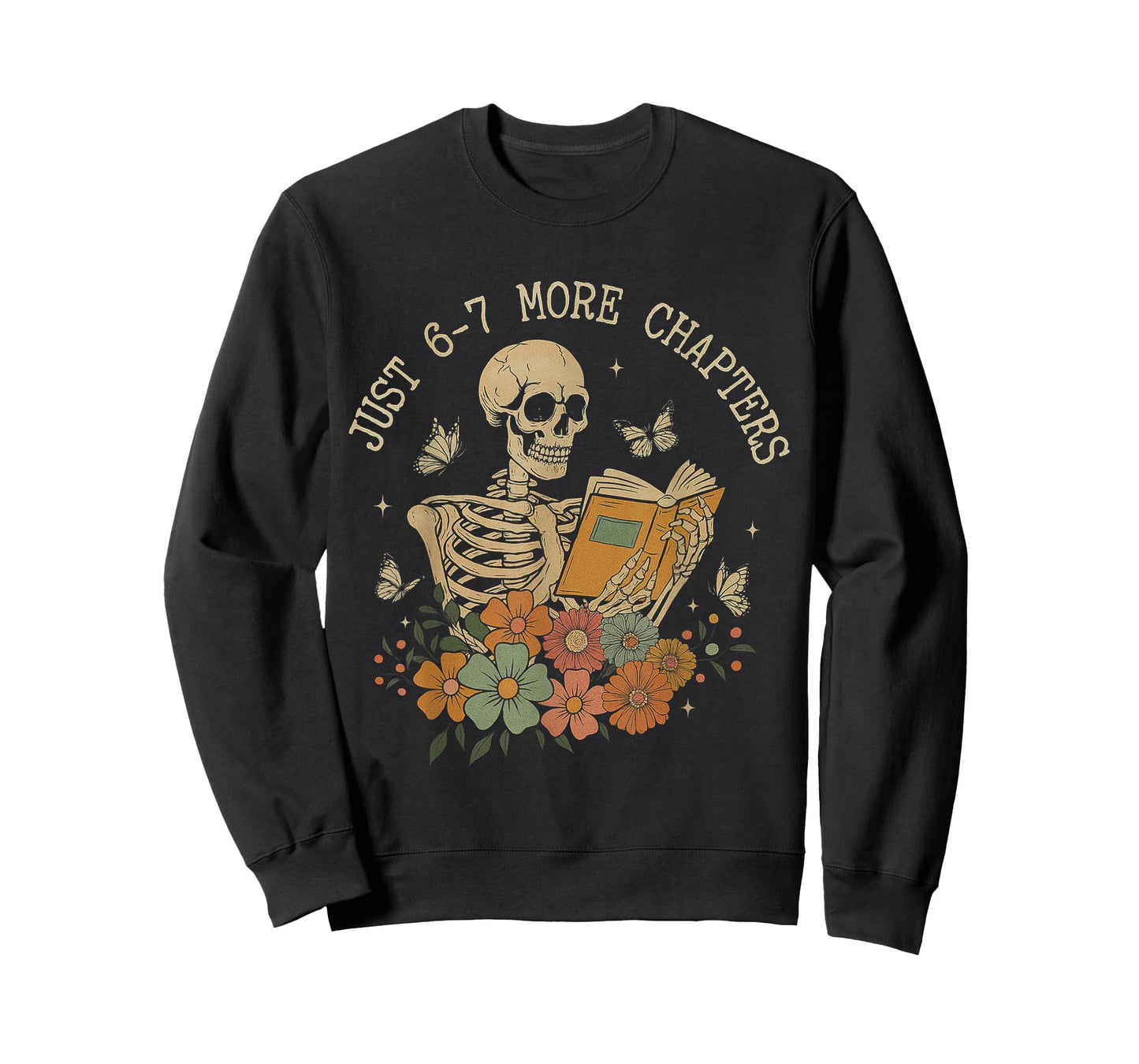 Funny Halloween Skeleton Reading Book 67 Memes T-Shirt