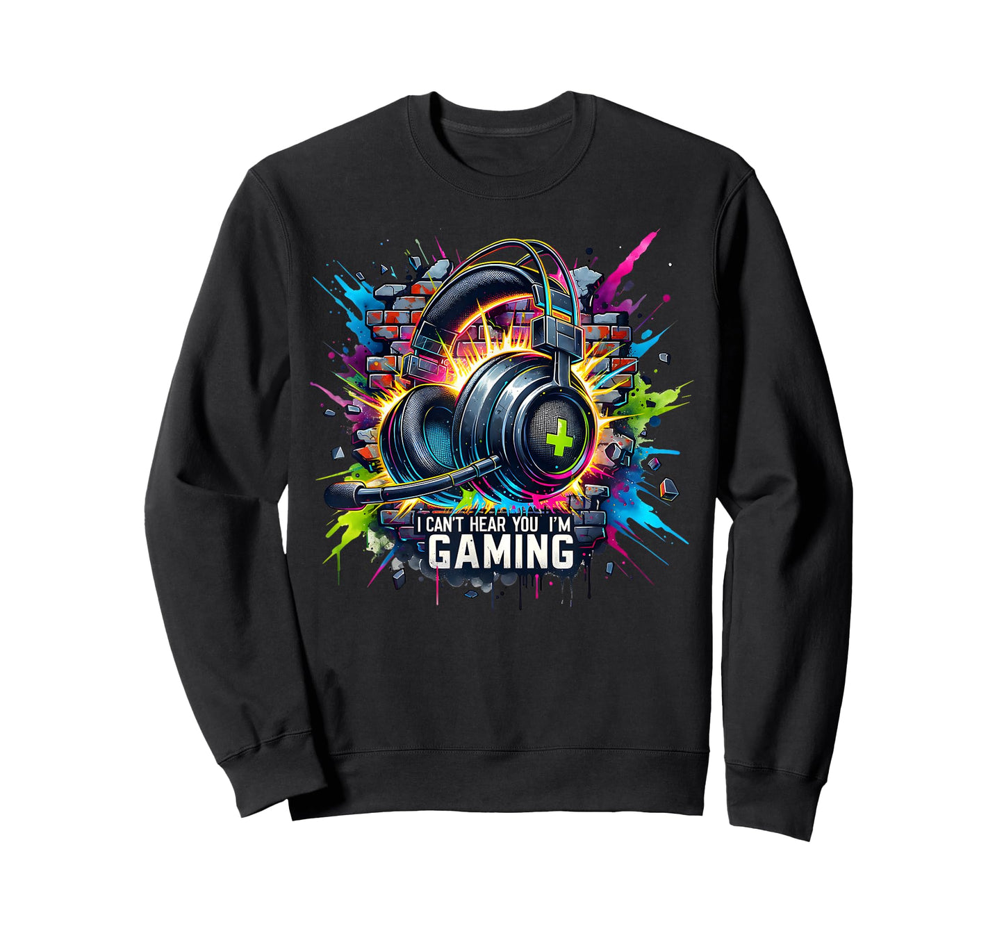 I Can't Hear You I'm Gaming Funny Gamer Boys Teens Men T-Shirt